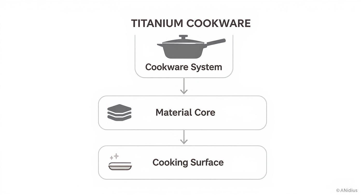 Infographic about best titanium cookware