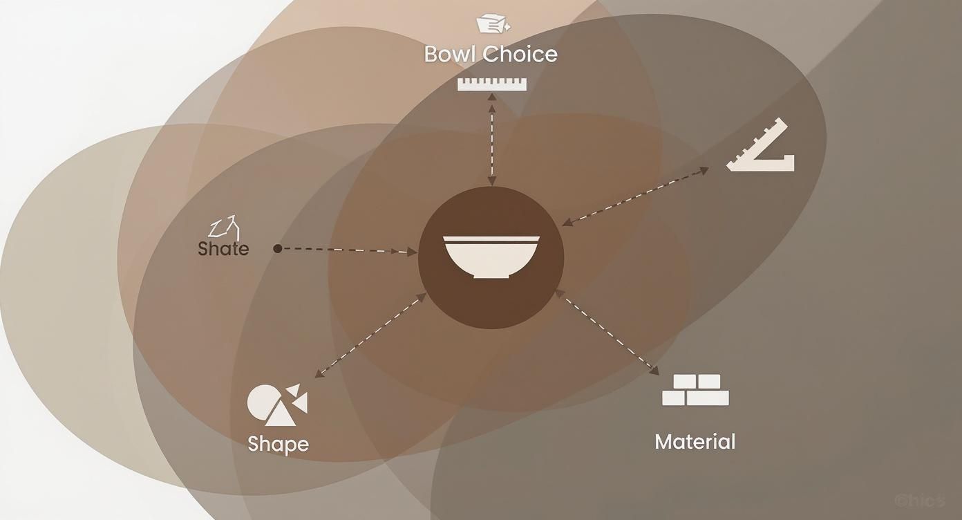 Infographic about soup bowl set