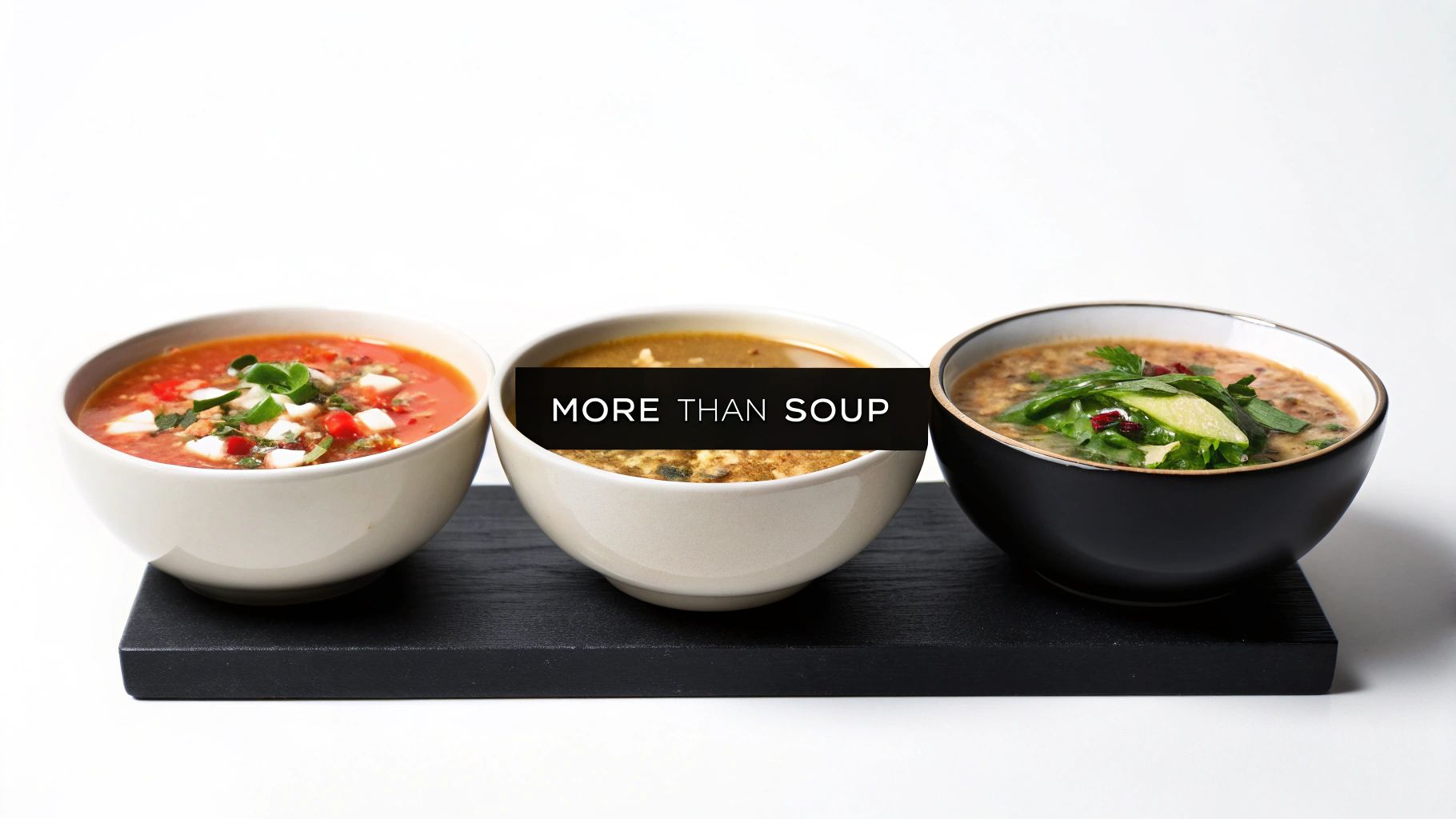 A vibrant grain bowl served in a deep, versatile soup bowl.