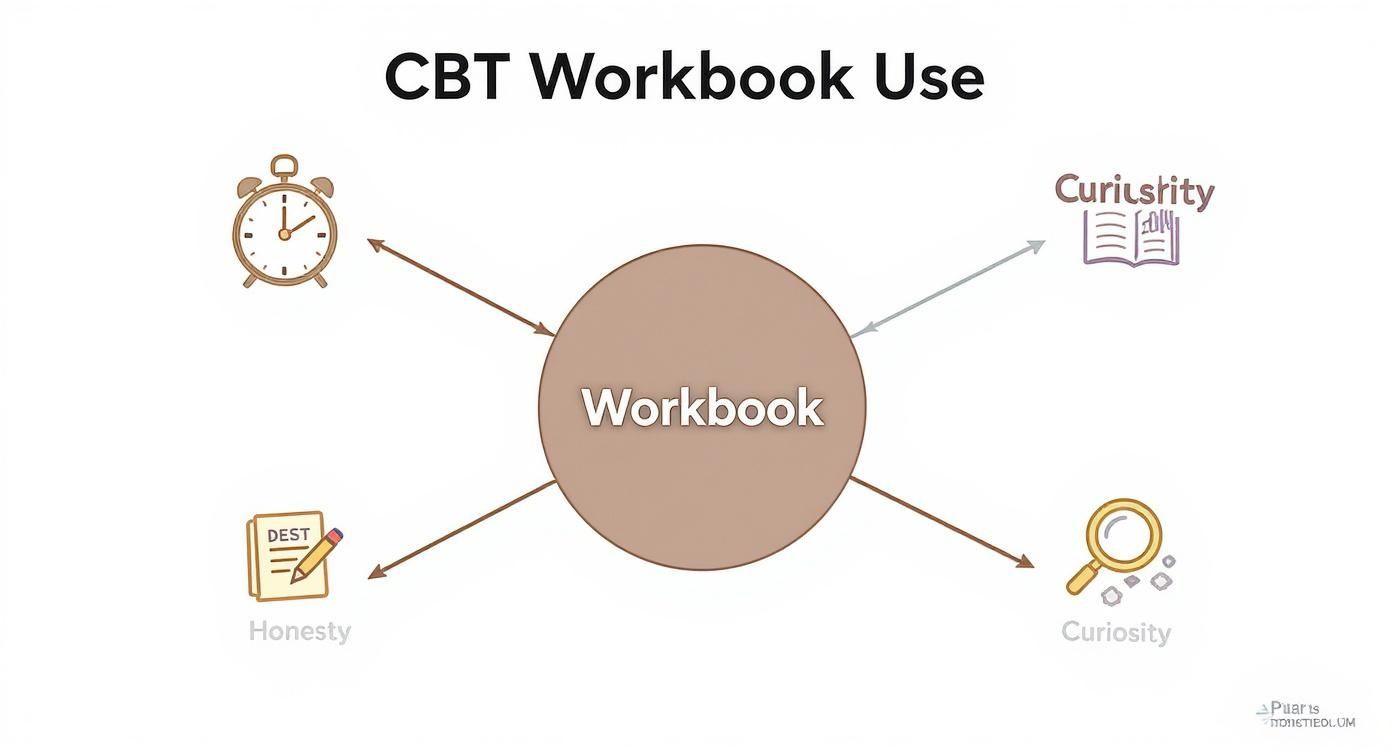 Infographic about cbt workbook pdf