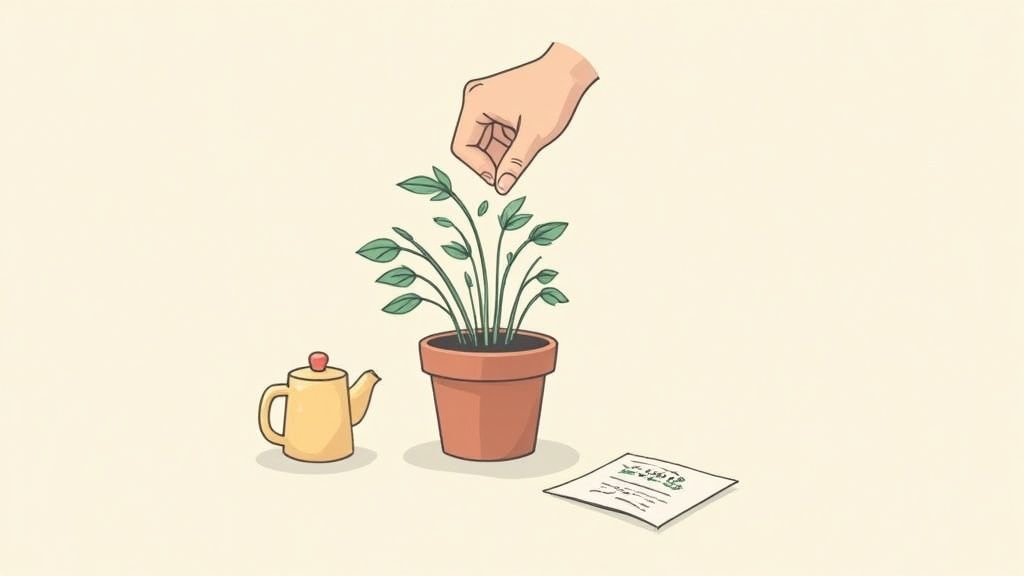 A calm, focused individual meditating in a serene setting, symbolizing mental clarity.