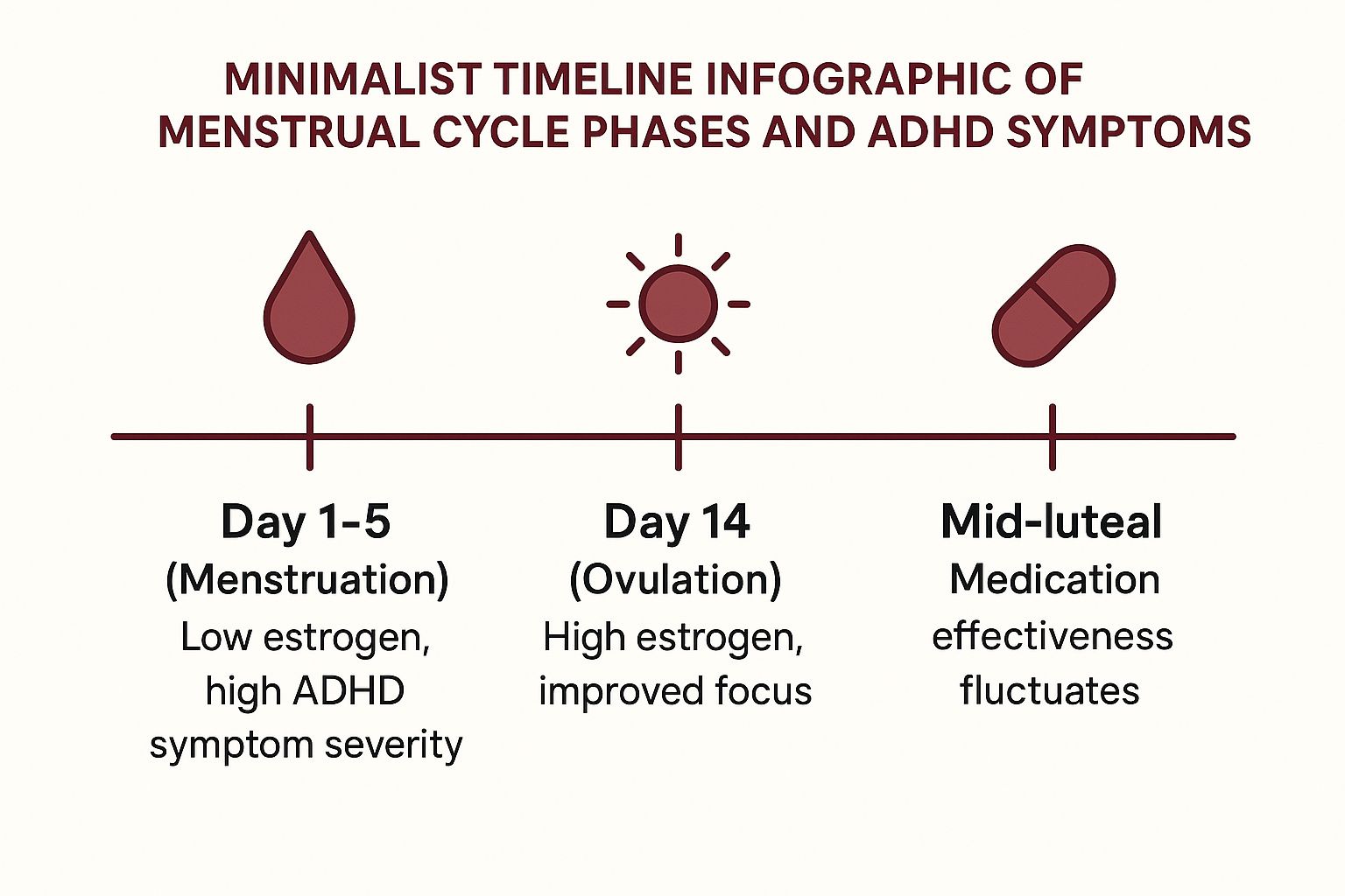Infographic showing key data about Hormonal Sensitivity and Menstrual Cycle Fluctuations