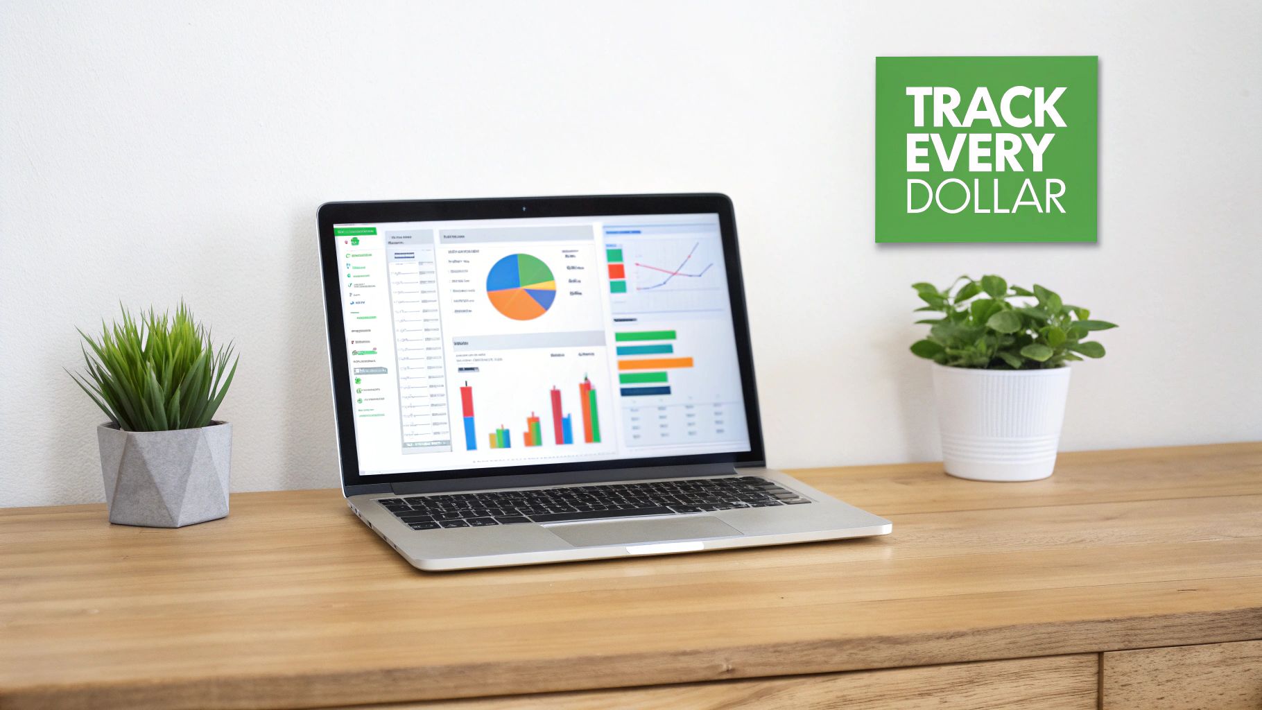 A person reviewing financial documents with a calculator and a cup of coffee.