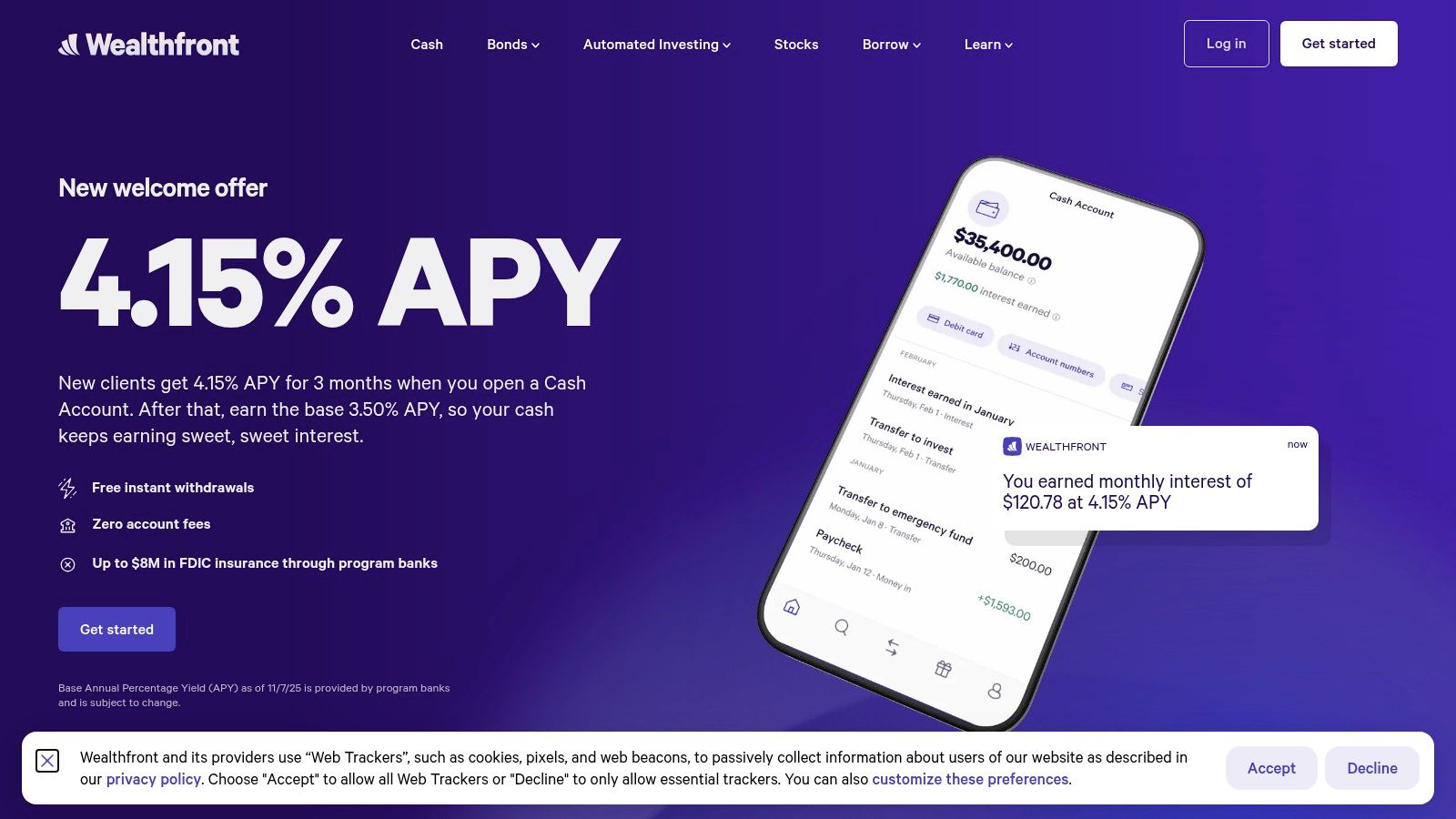 Wealthfront — Cash Account