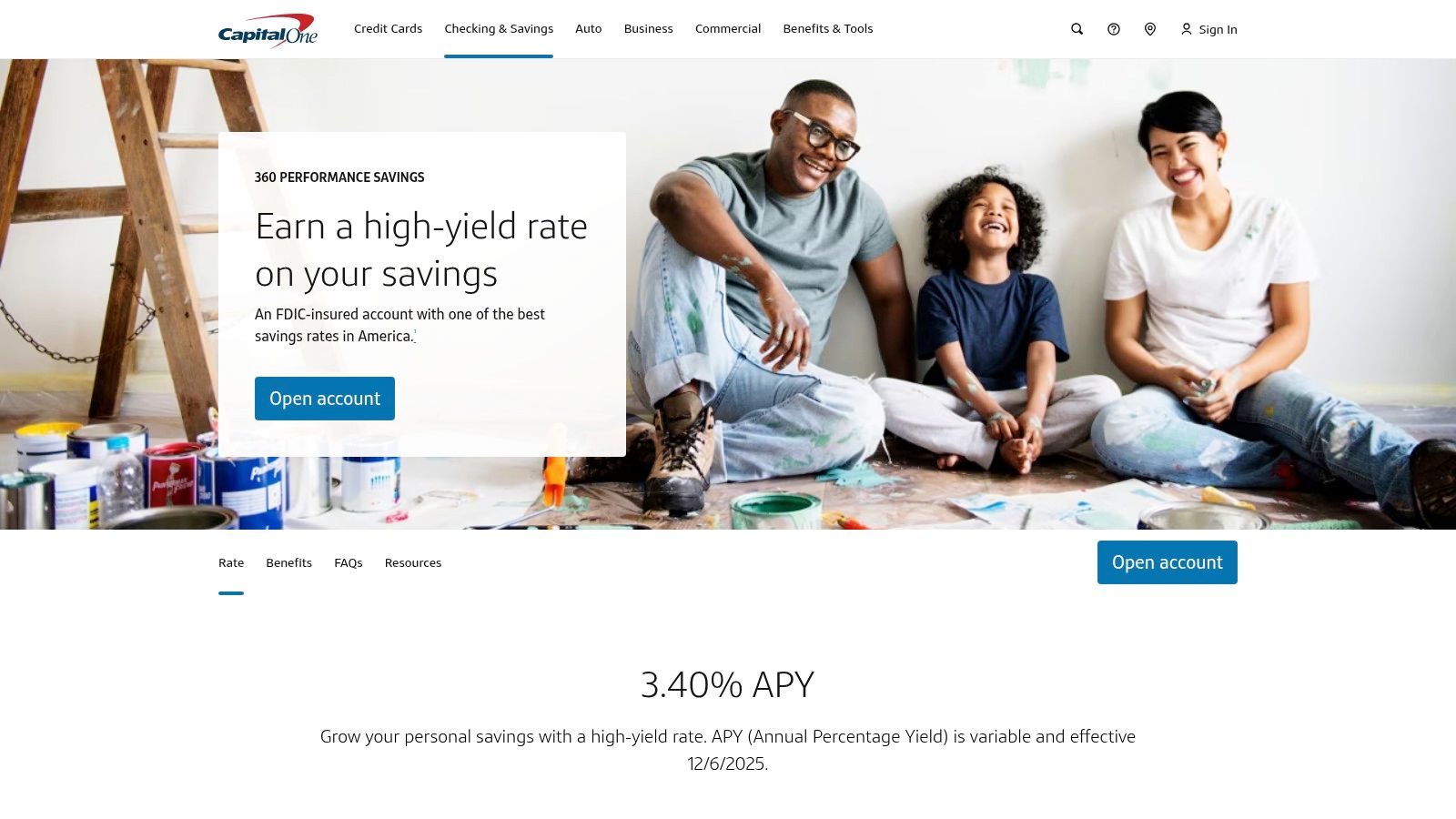 Capital One — 360 Performance Savings