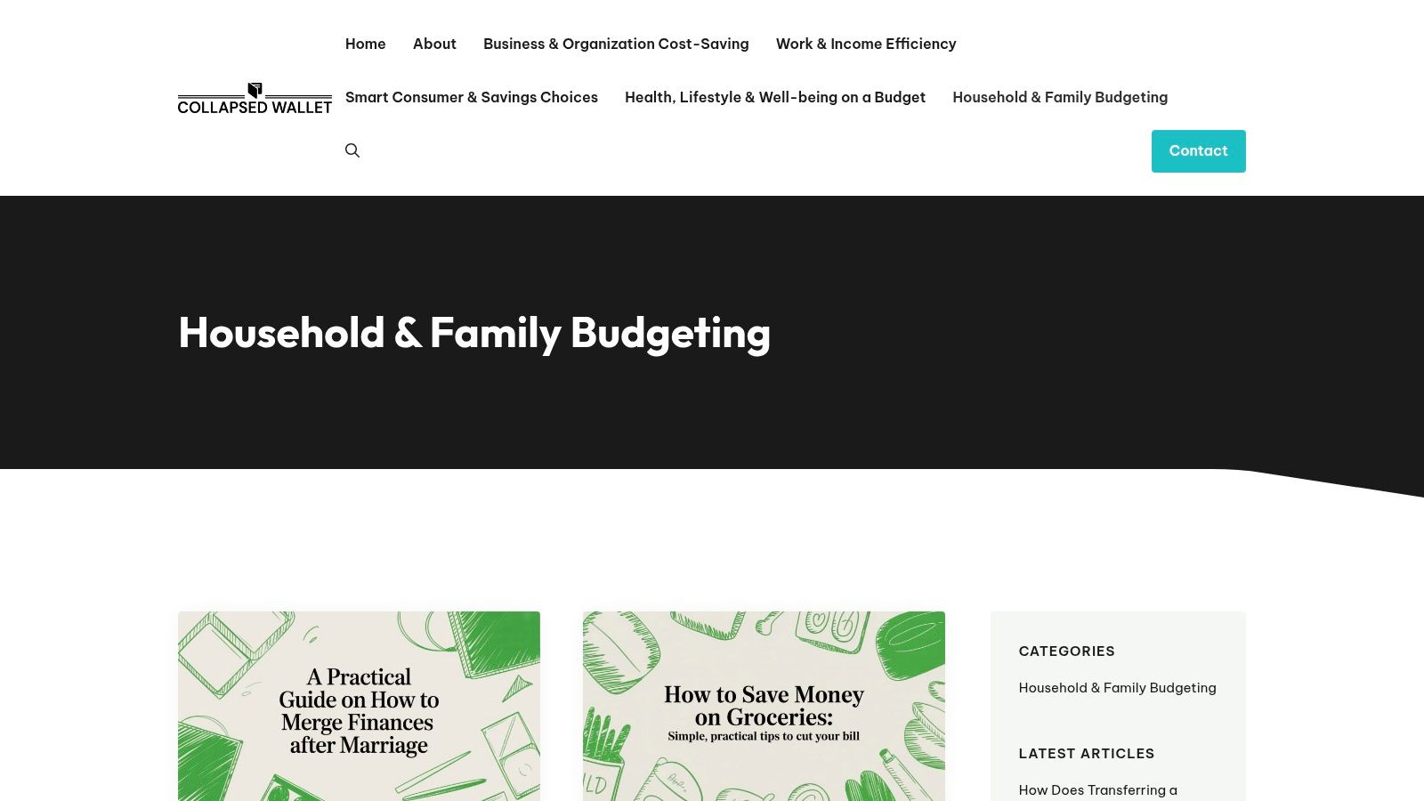 Household & Family Budgeting – Collapsed Wallet
