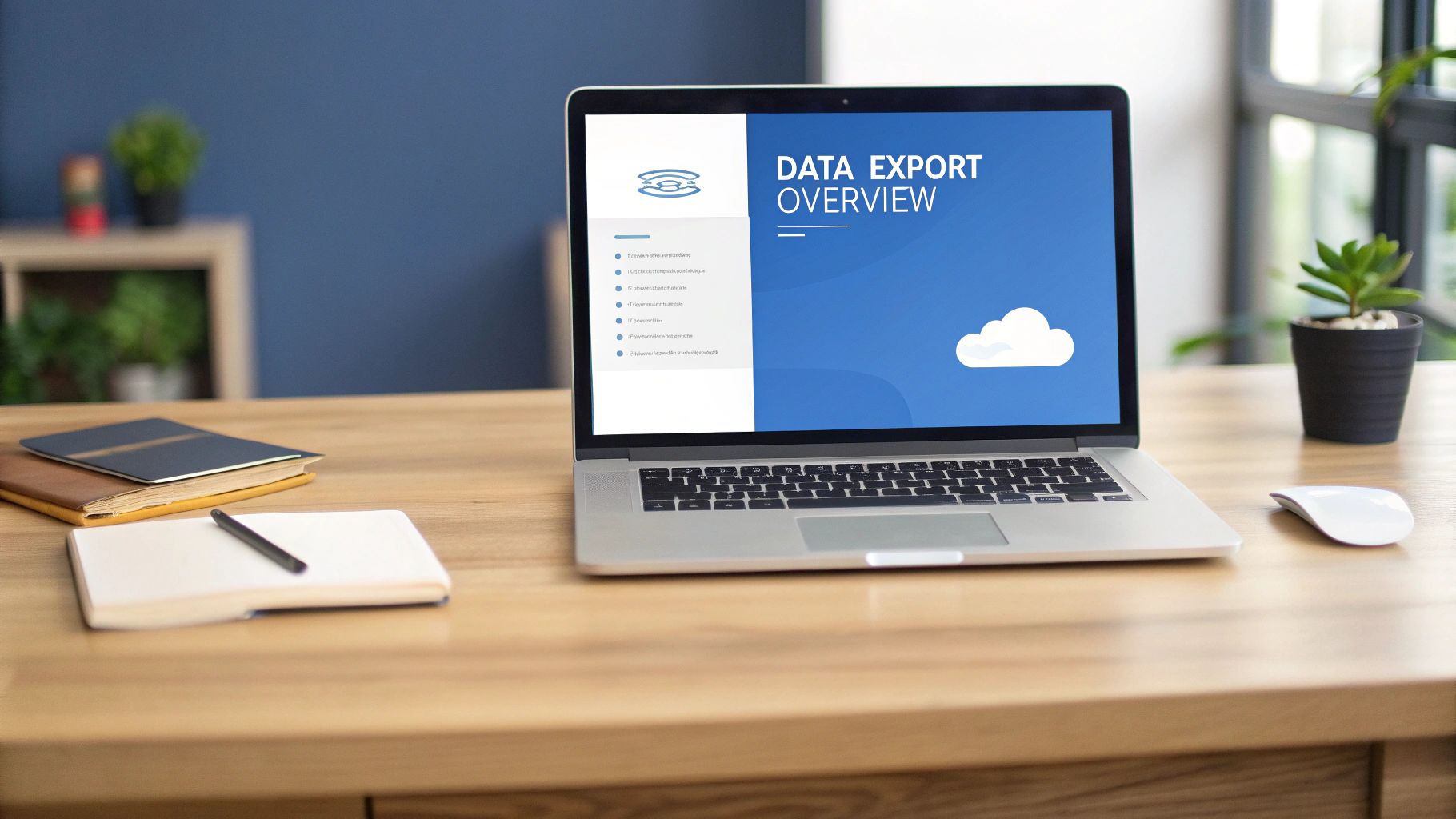 A professional working on a laptop, analyzing data charts and graphs, representing RevOps strategy.