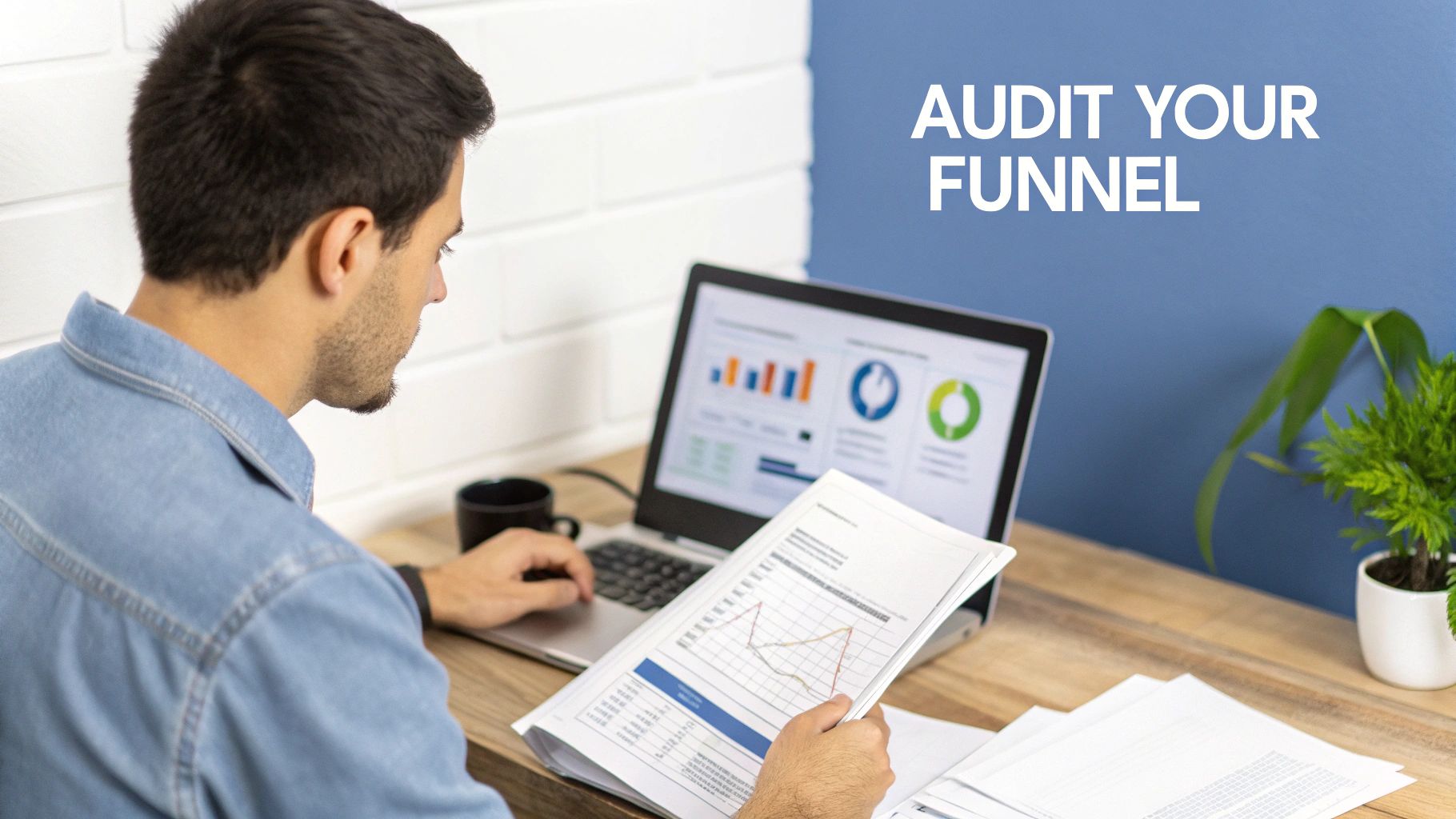 A team of professionals collaborating around a whiteboard, mapping out processes and data flows to diagnose marketing efficiency.