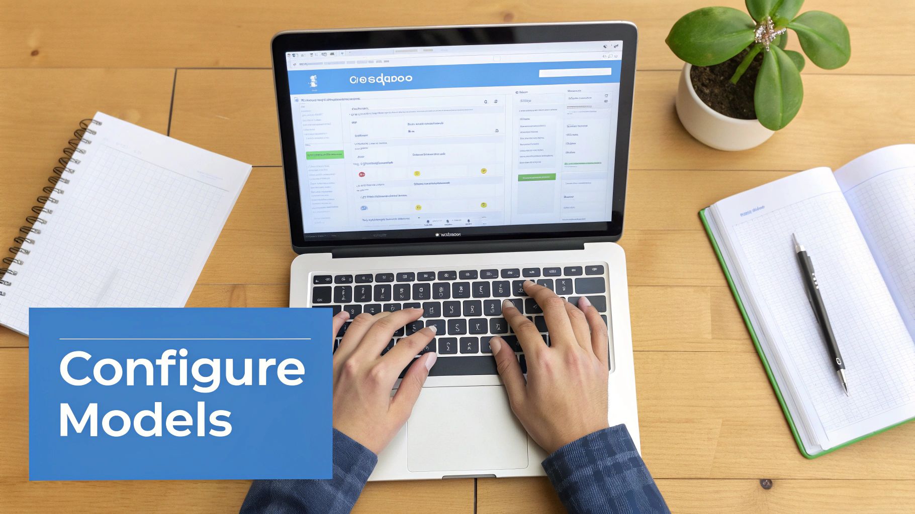 A mystical-looking spellbook open on a dark, candlelit desk, representing the configuration of Salesforce Campaign Influence.