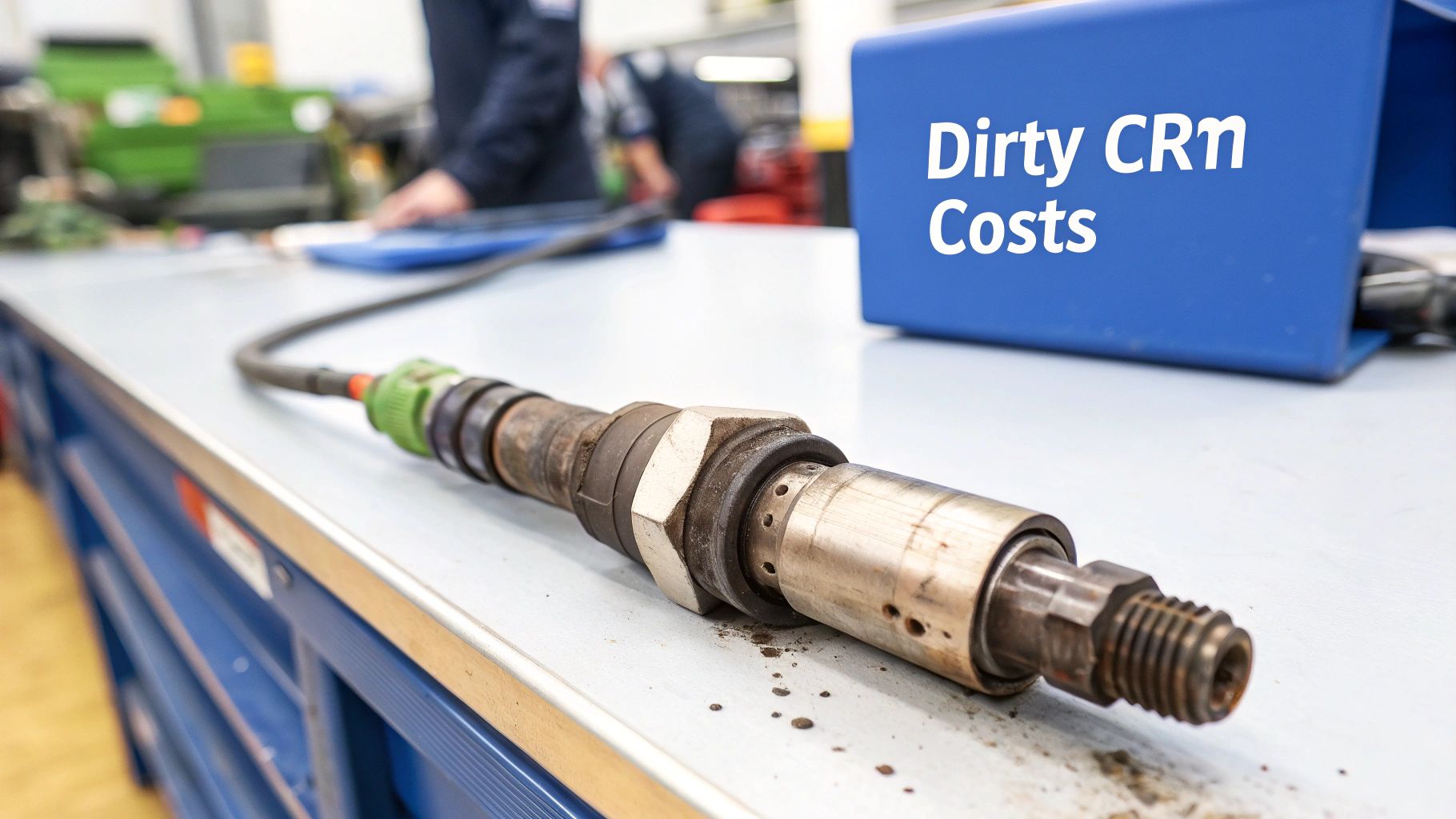 A person cleaning a digital screen representing CRM data hygiene