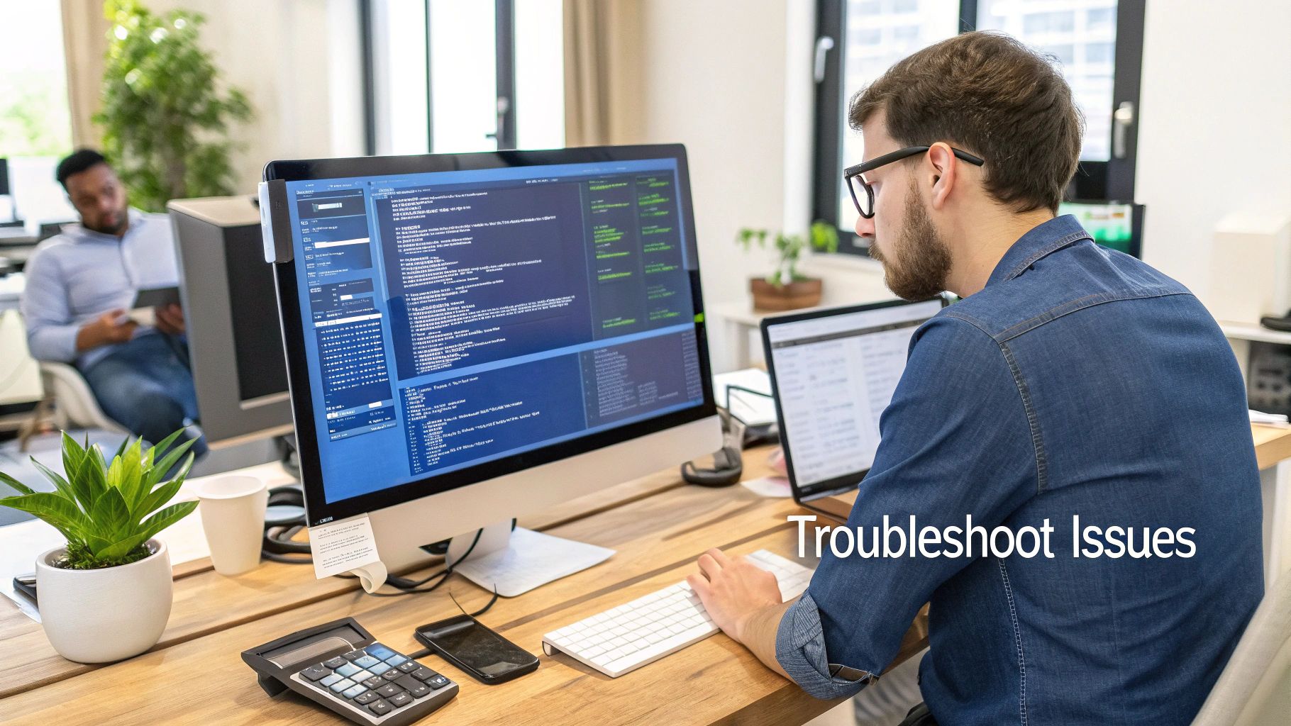 A network of interconnected nodes and data points, representing the advanced settings and optimization of a Pardot to Salesforce integration.