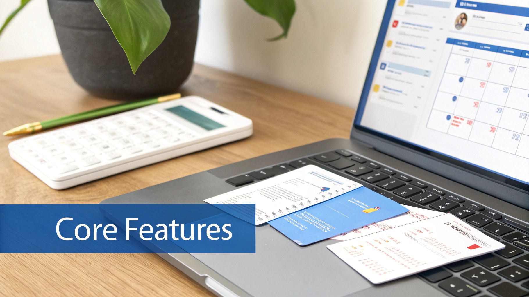 A salesperson uses a laptop to track deals and manage customer relationships within the HubSpot Sales Hub platform.