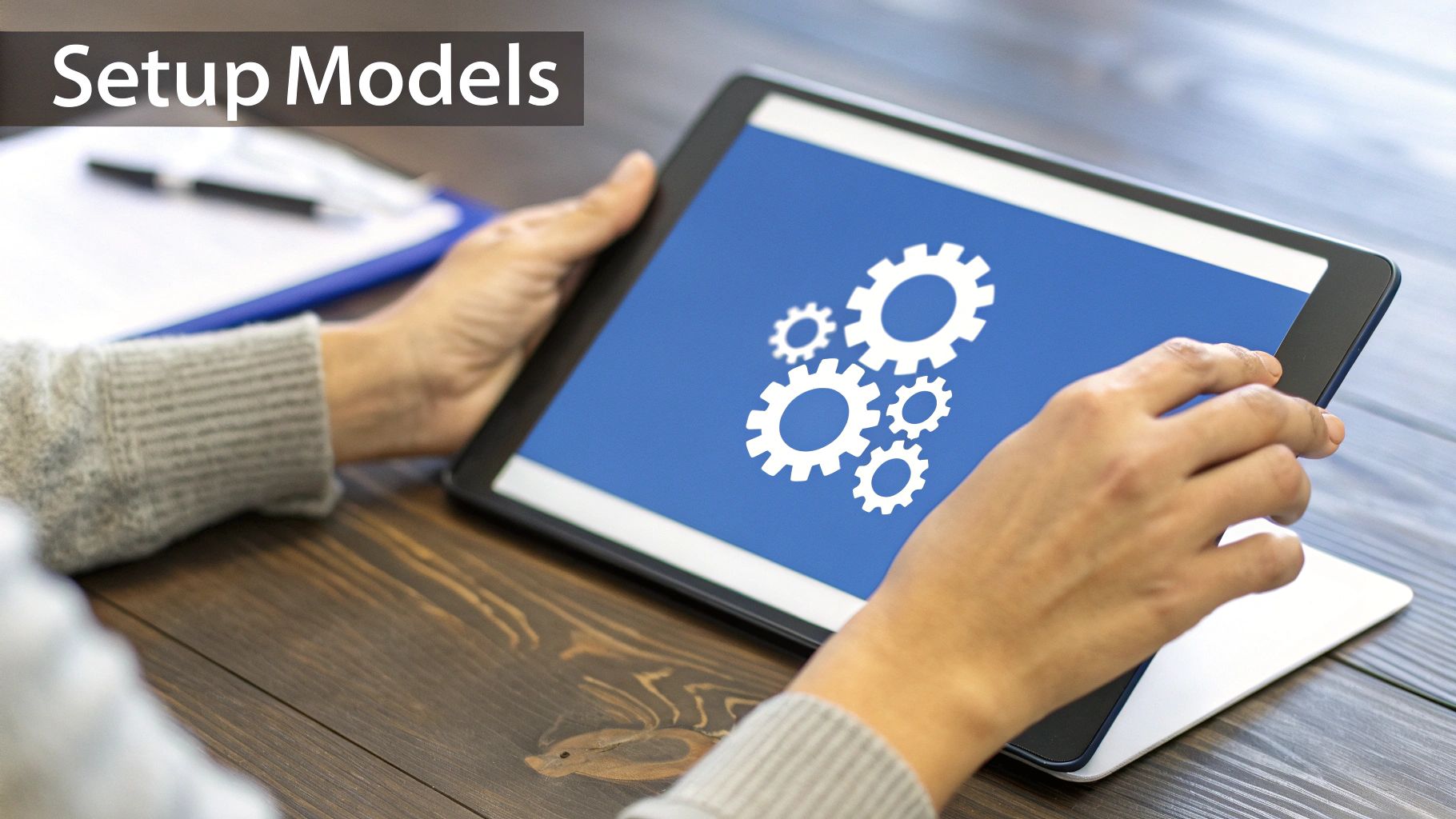A user interface showing Salesforce configuration settings, symbolizing the setup process for Campaign Influence.