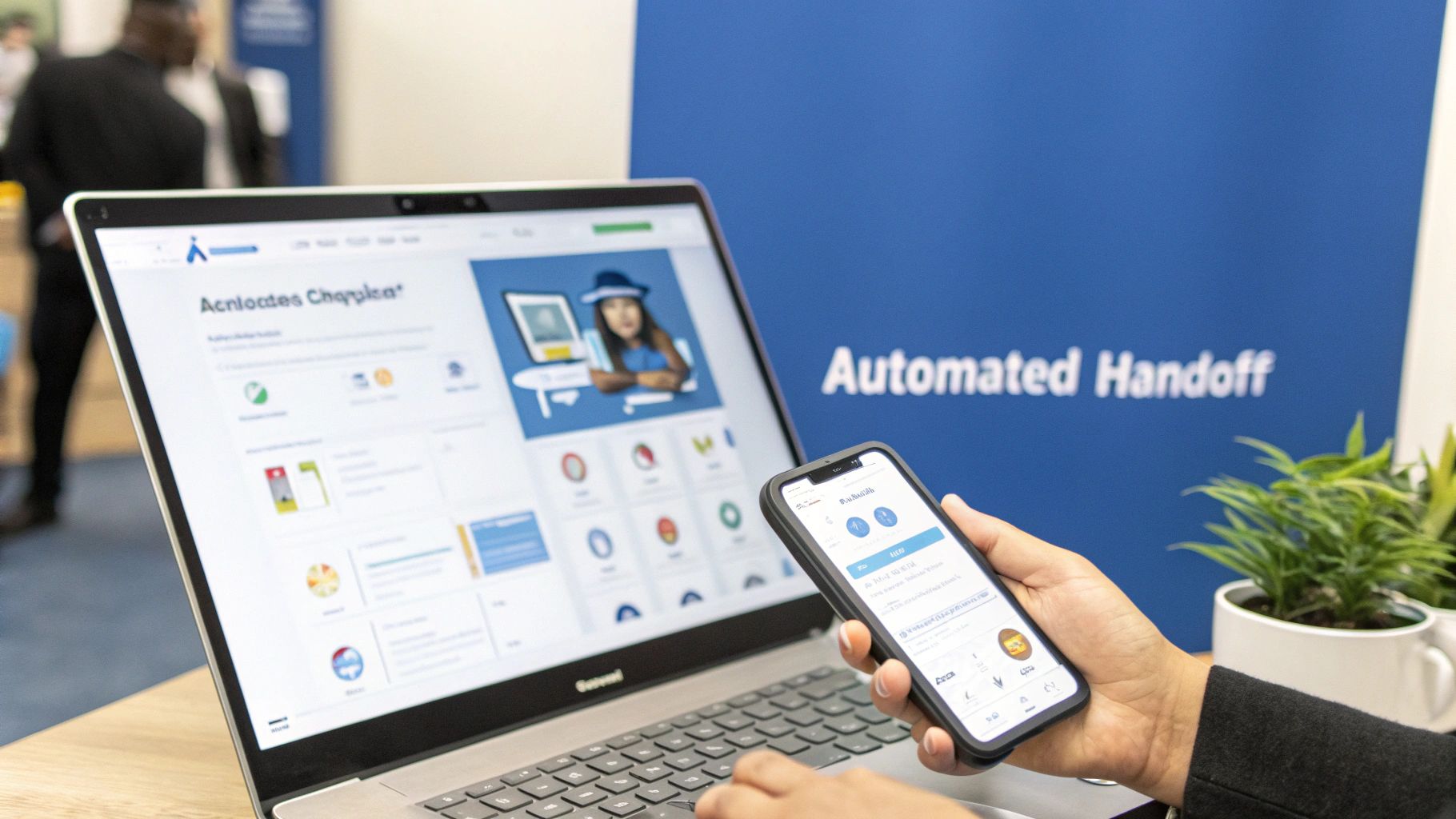 A detailed flowchart showing marketing and sales data flowing between different platforms, illustrating practical integration use cases.