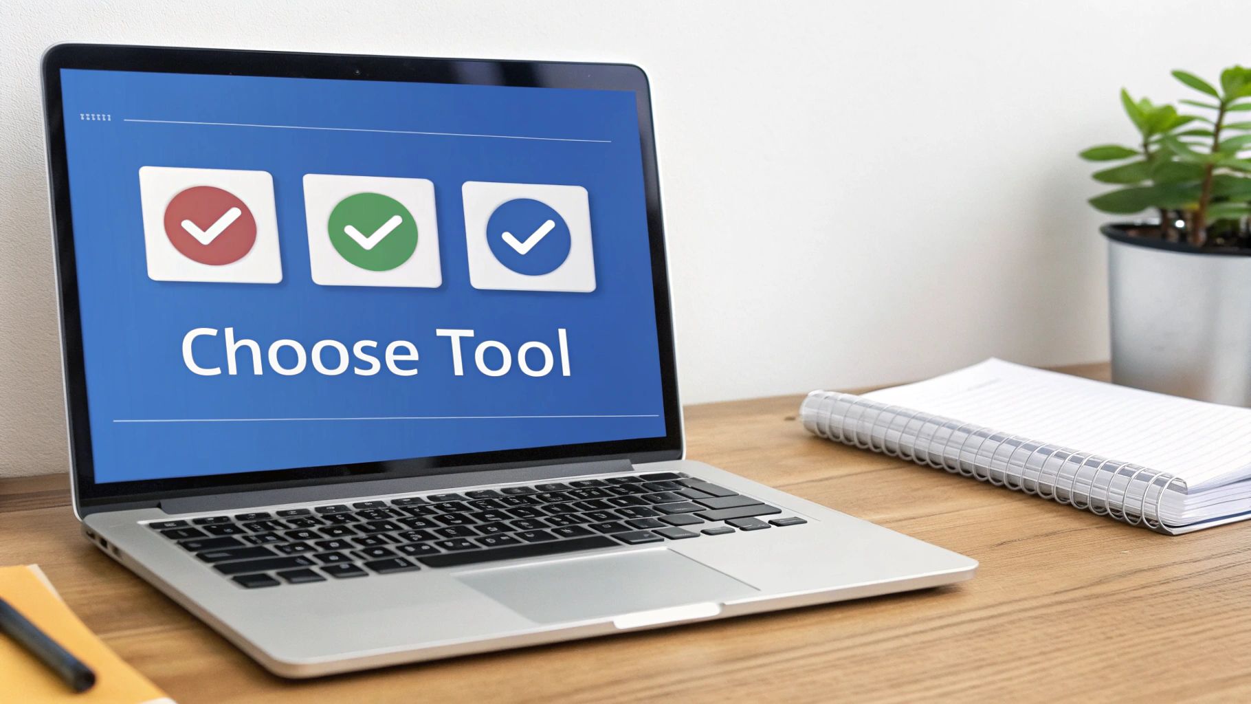 A flowchart showing different tools for exporting Salesforce data, helping to visualize the decision-making process.