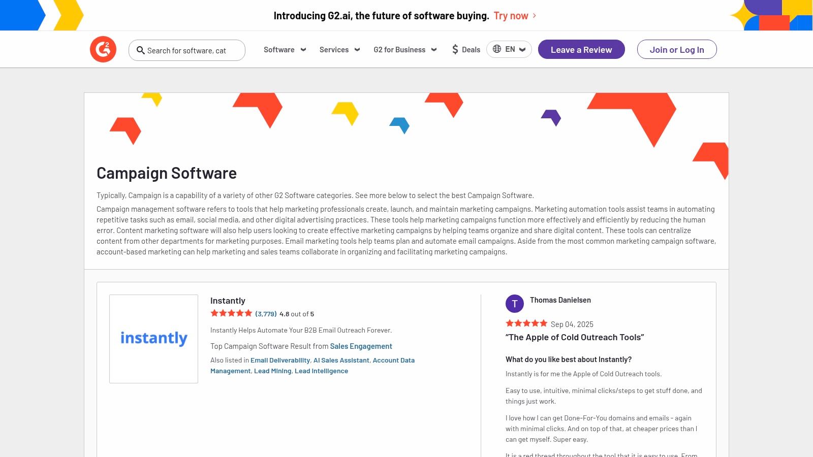 G2 Campaign Software