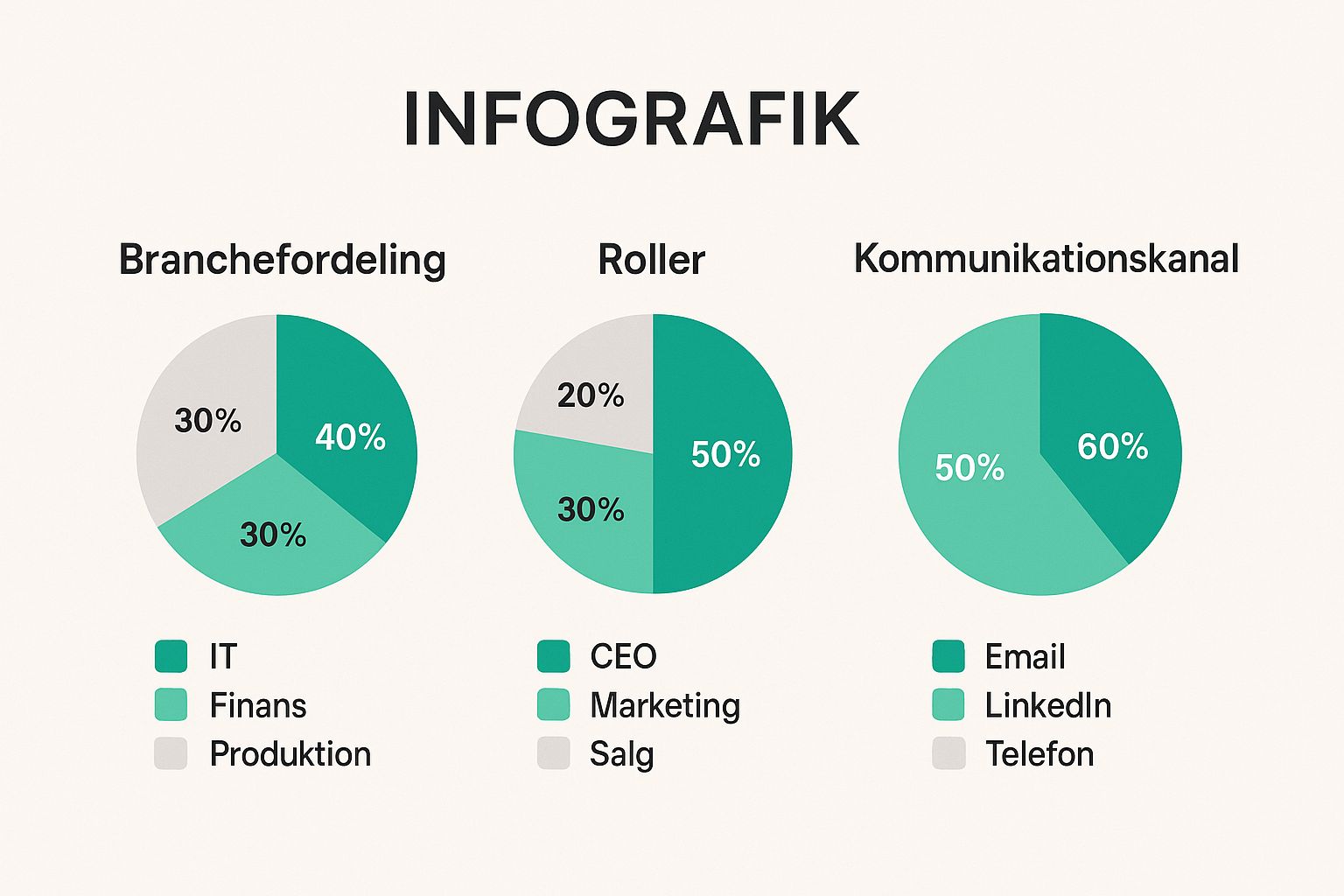 Infographic about b2b leadgenerering