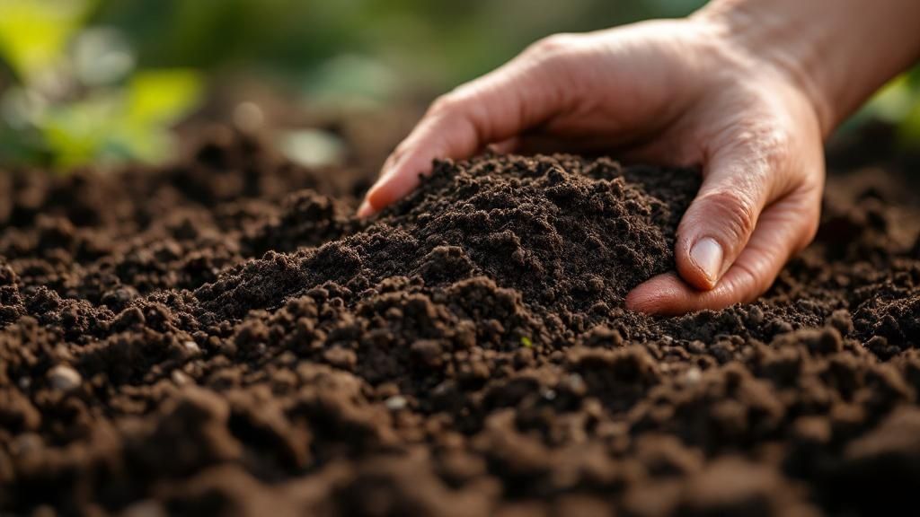 En mand der forbereder jorden til en ny græsplæne ved at fjerne gammelt græs og ukrudt.