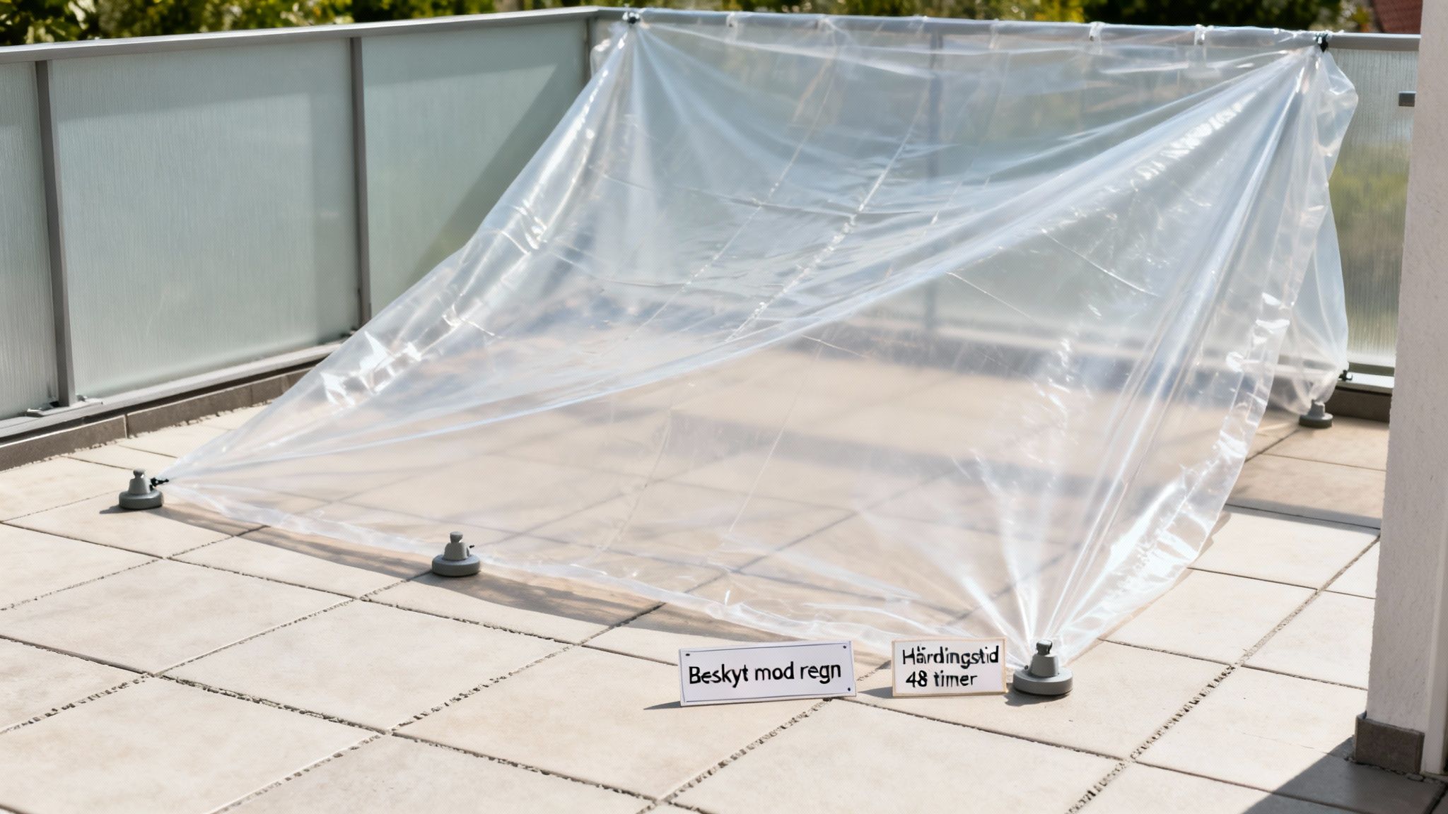 Korrekt hærdning af fuger