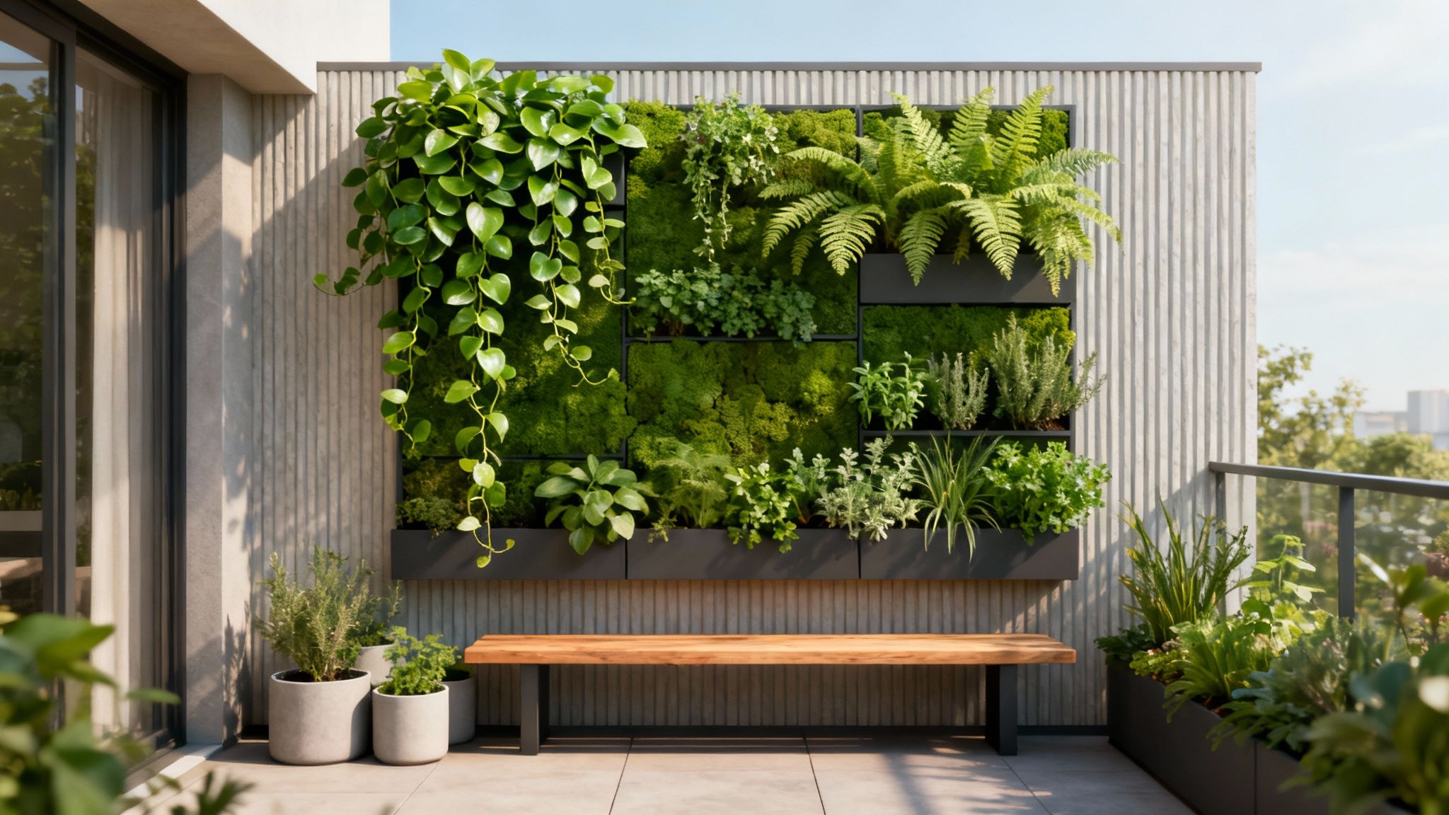 Vertical Gardening and Green Walls