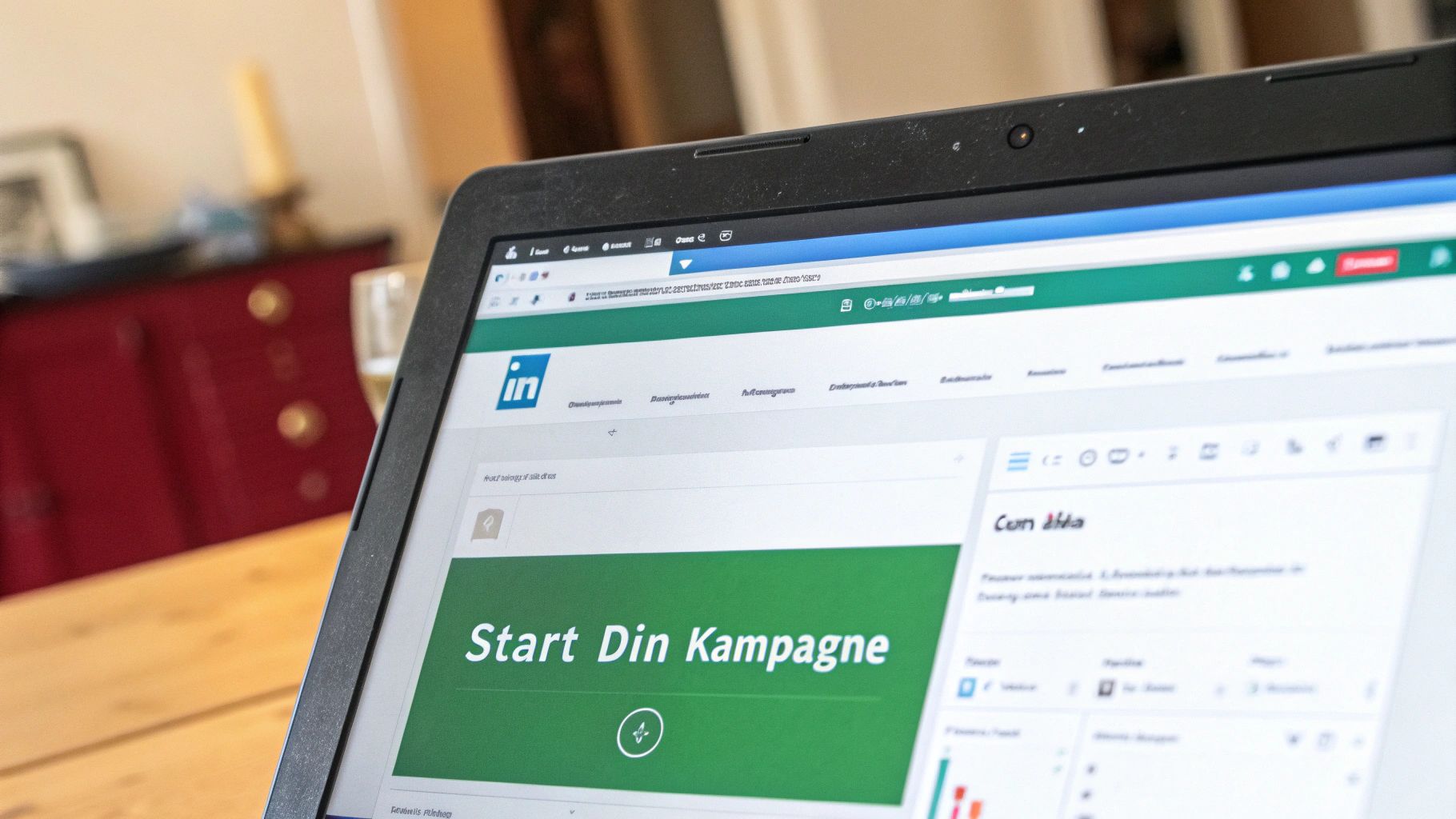 Annonce-formater på LinkedIn