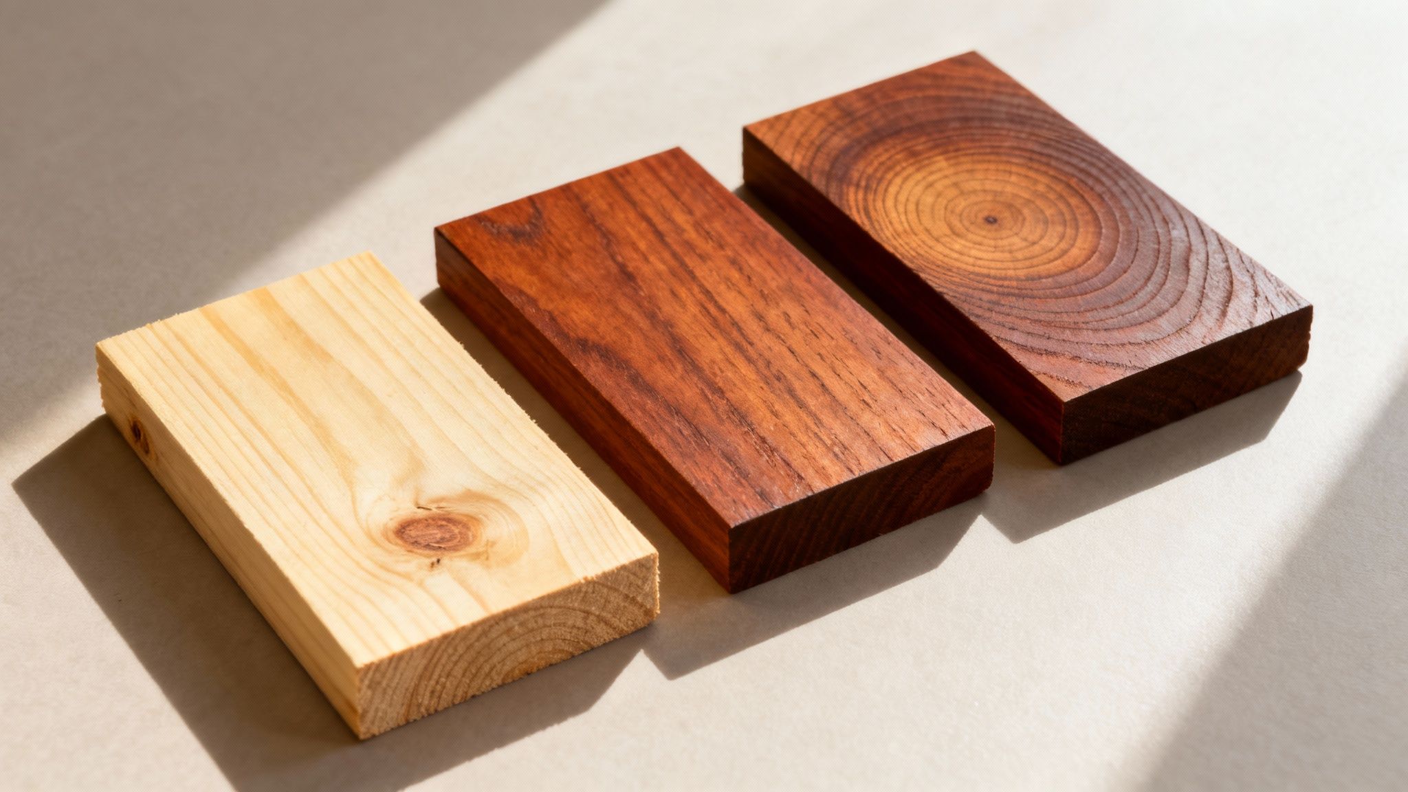 En stak træstrøer klar til brug på en byggeplads.