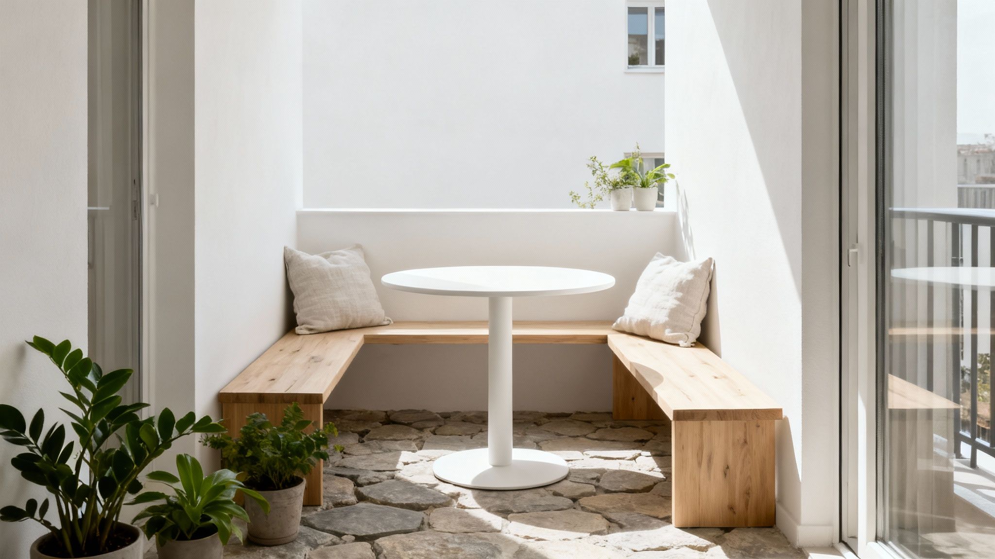 Skandinavisk Minimalistisk Terrasse