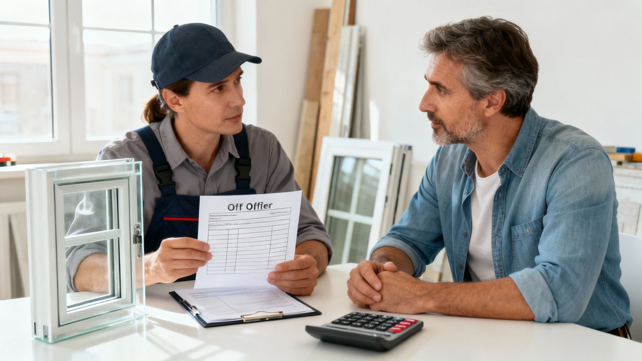 Moderne hus med store, nye vinduer der viser en vellykket vinduesudskiftning