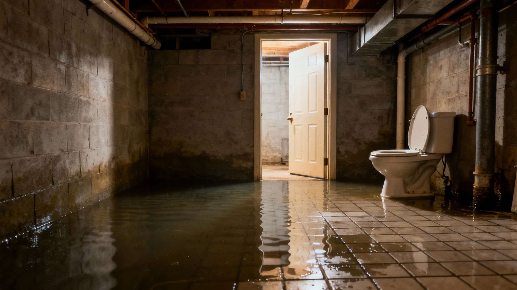 Tegn 1: Tilstoppet eller langsomt afløb der bliver ved med at drille