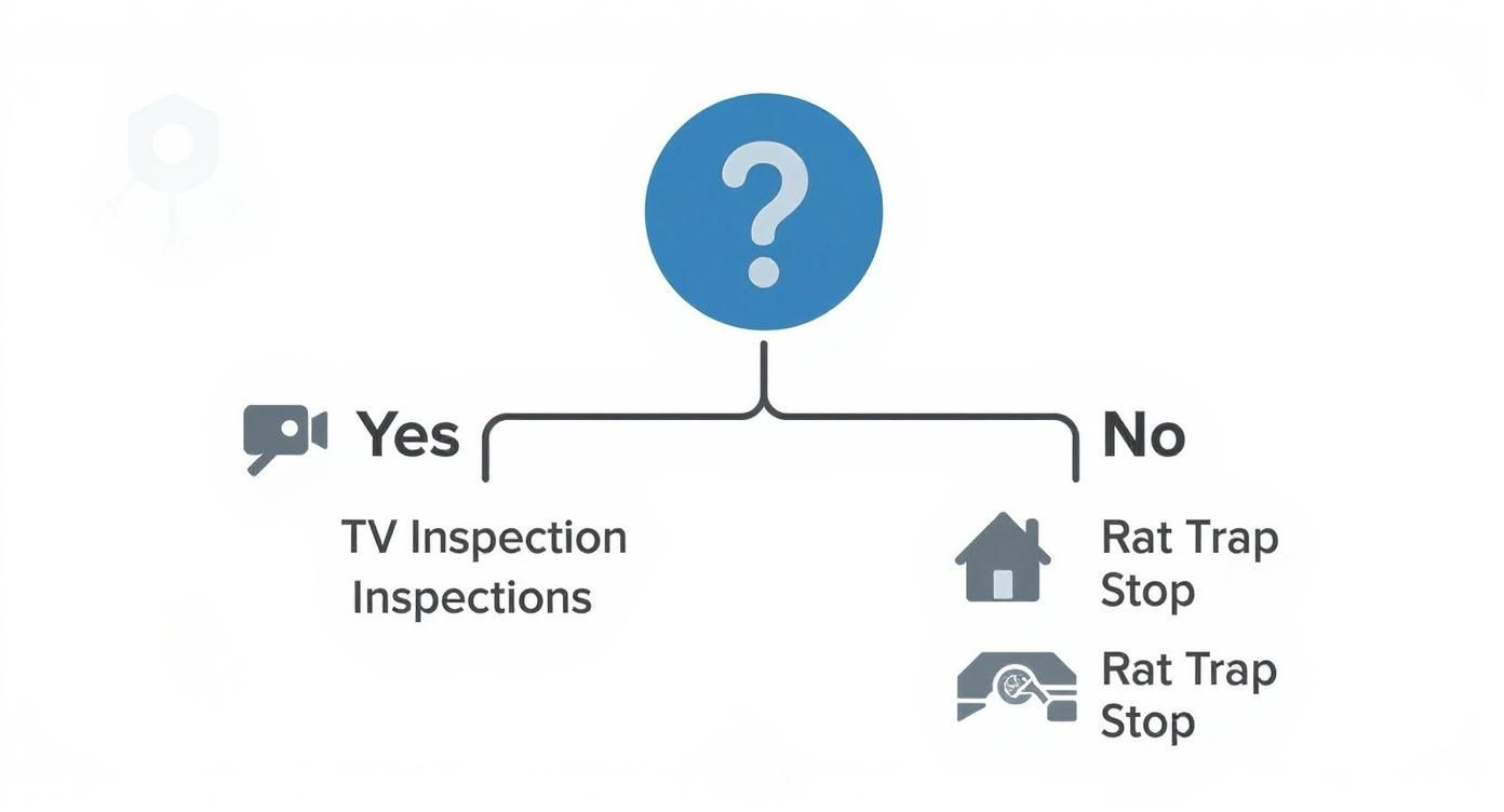 Infographic about Hvordan opdager man rotter i kloakken?