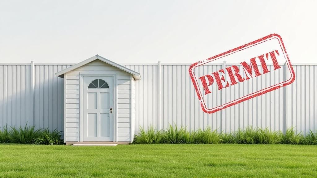 En nybygget carport placeret tæt på skellet med fokus på smart design.