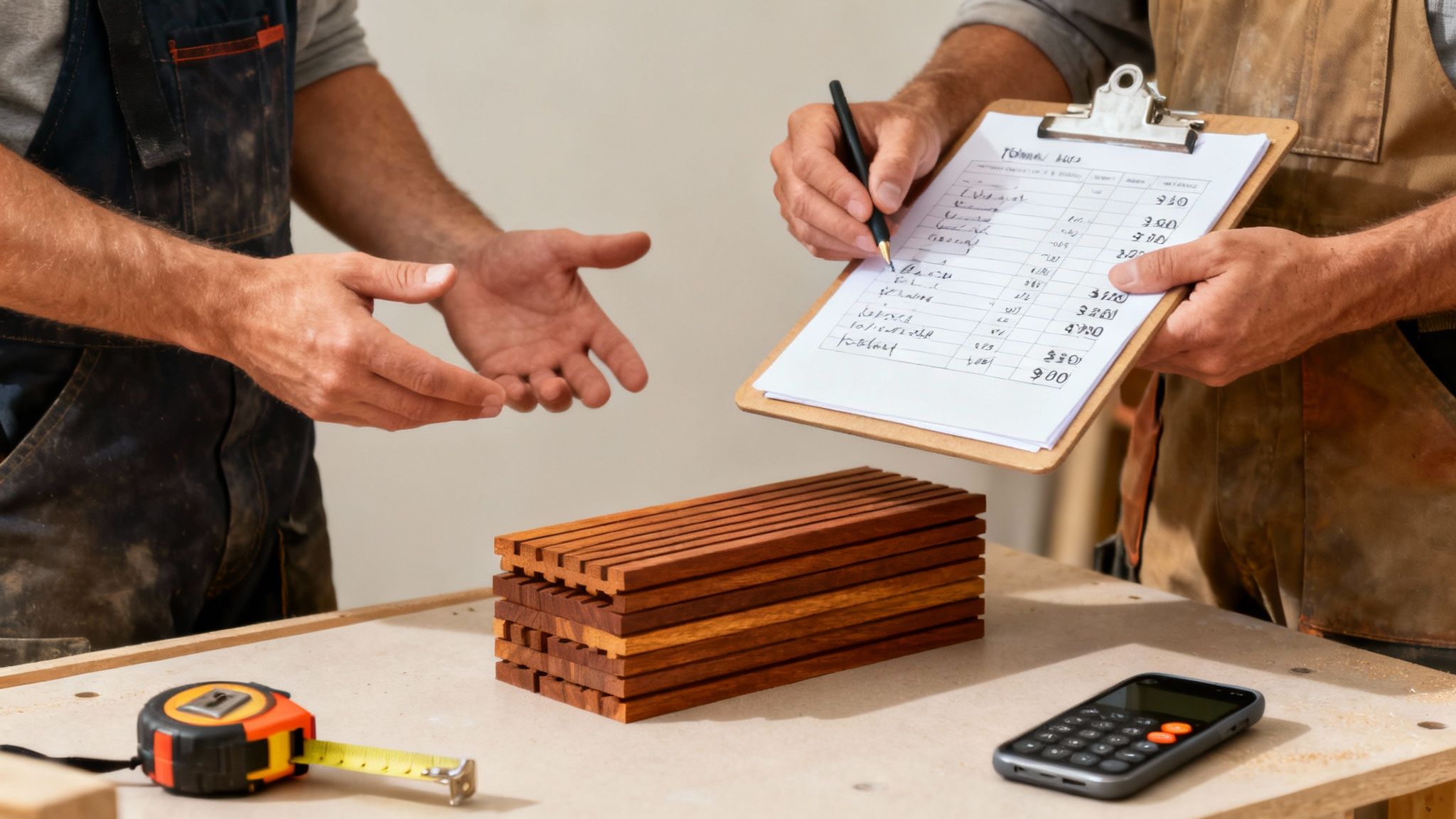 Ipé træterrasse bygget af professionelle tømrere