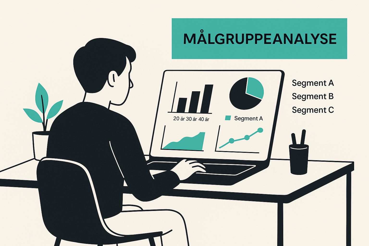 Infographic about digital markedsføringsstrategi