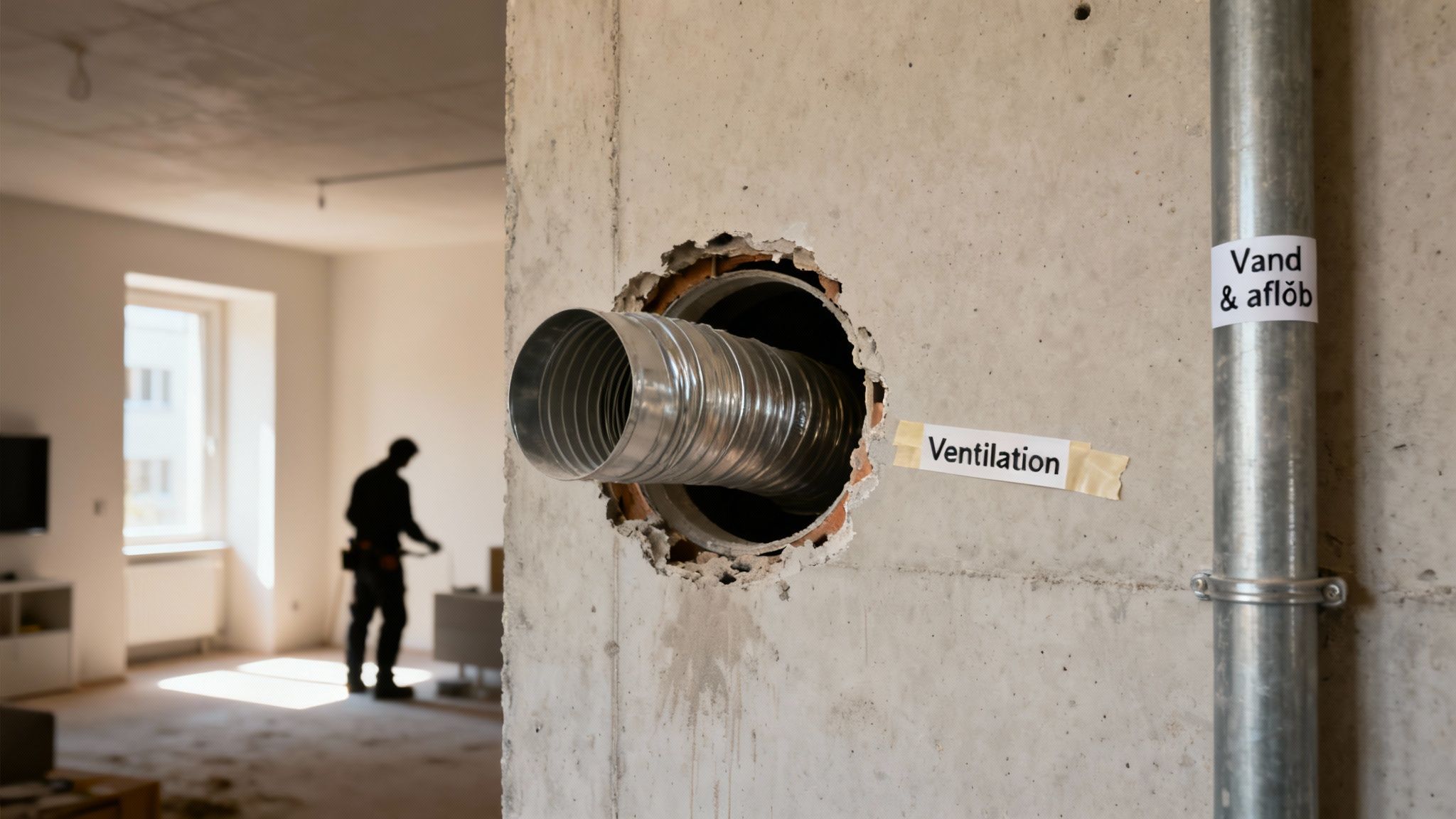 Eksempel på diamantboring