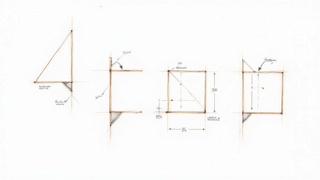 Massivt egebræt med silkemat finish