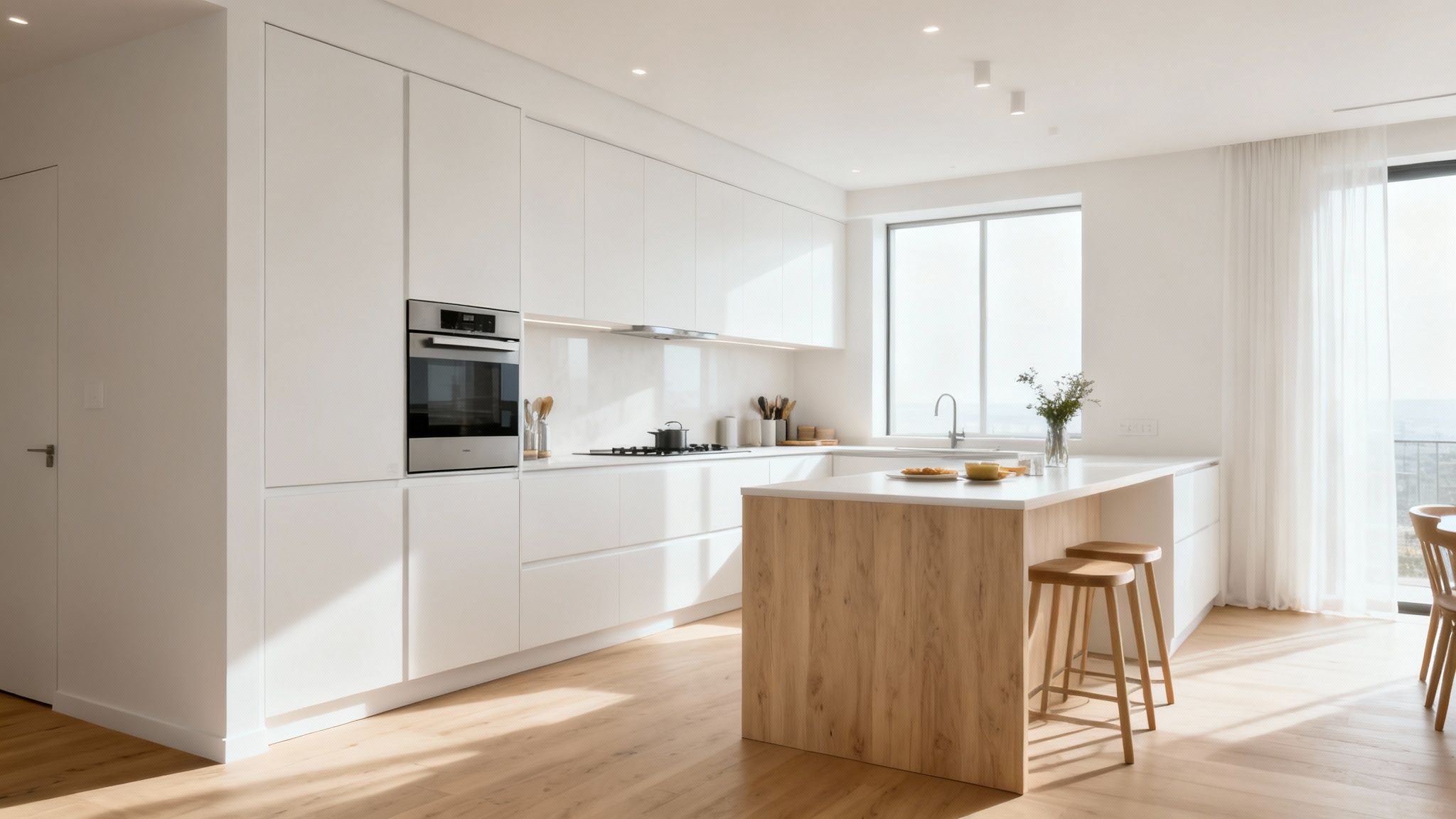 Et velorganiseret køkken med et smart layout til indretning