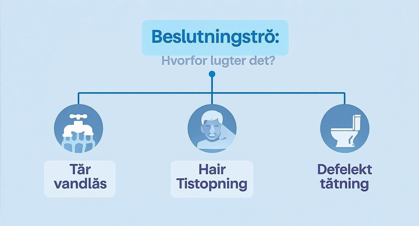 Infographic about Hvorfor lugter badeværelset af kloak?