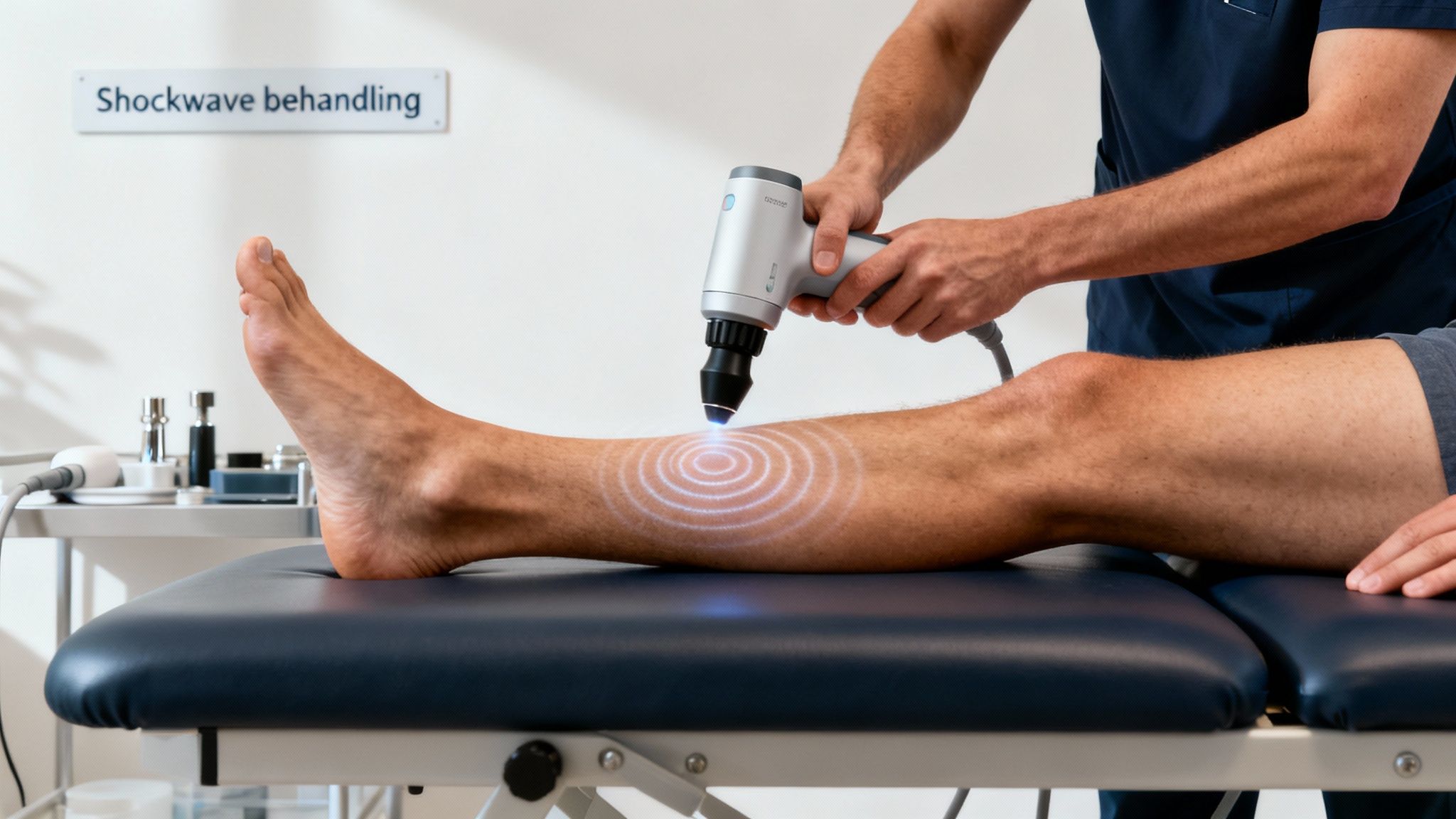 Små trykbølger i akillessenen