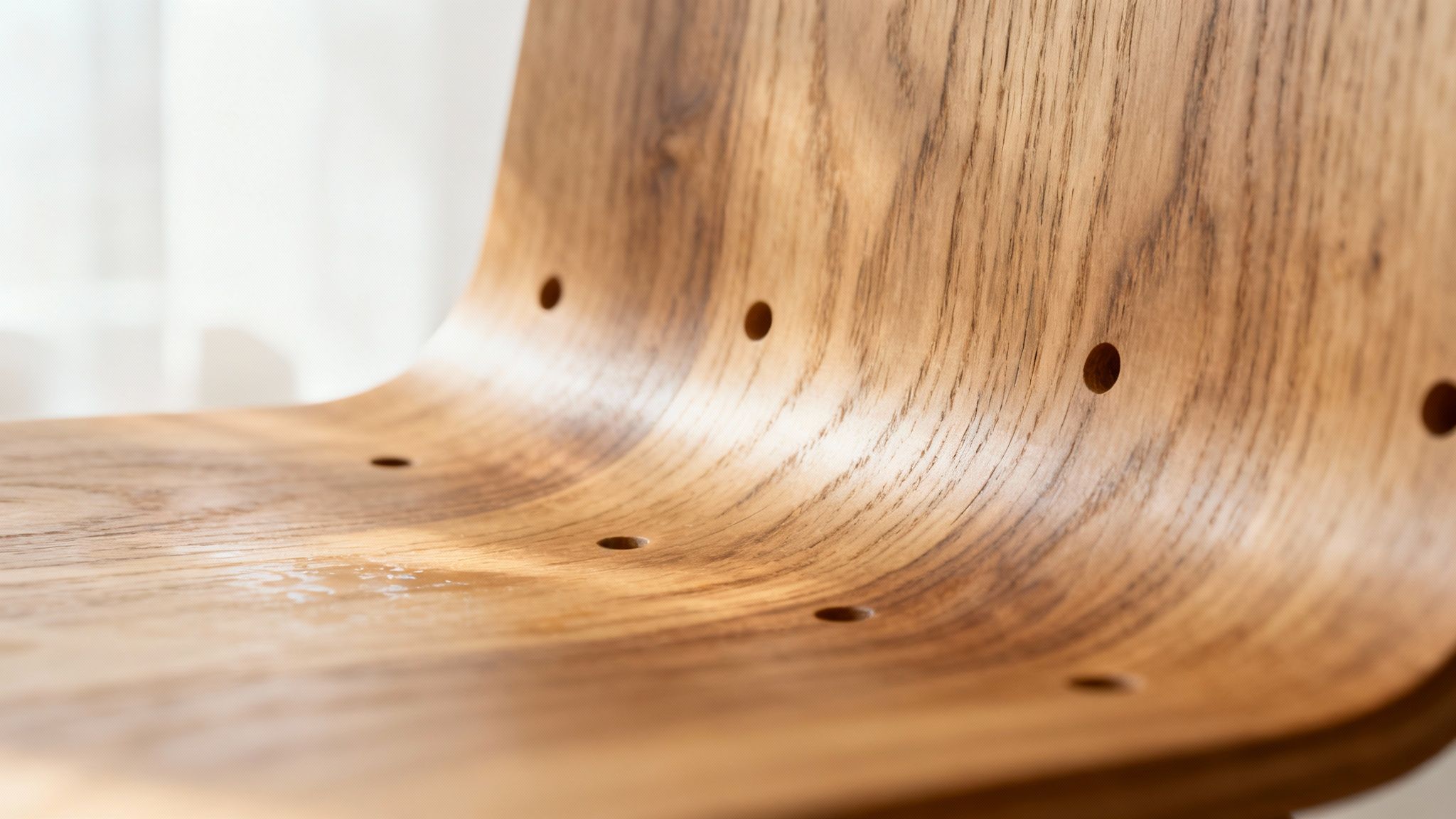 En flot nybygget træterrasse med korrekt afstand mellem brædderne.