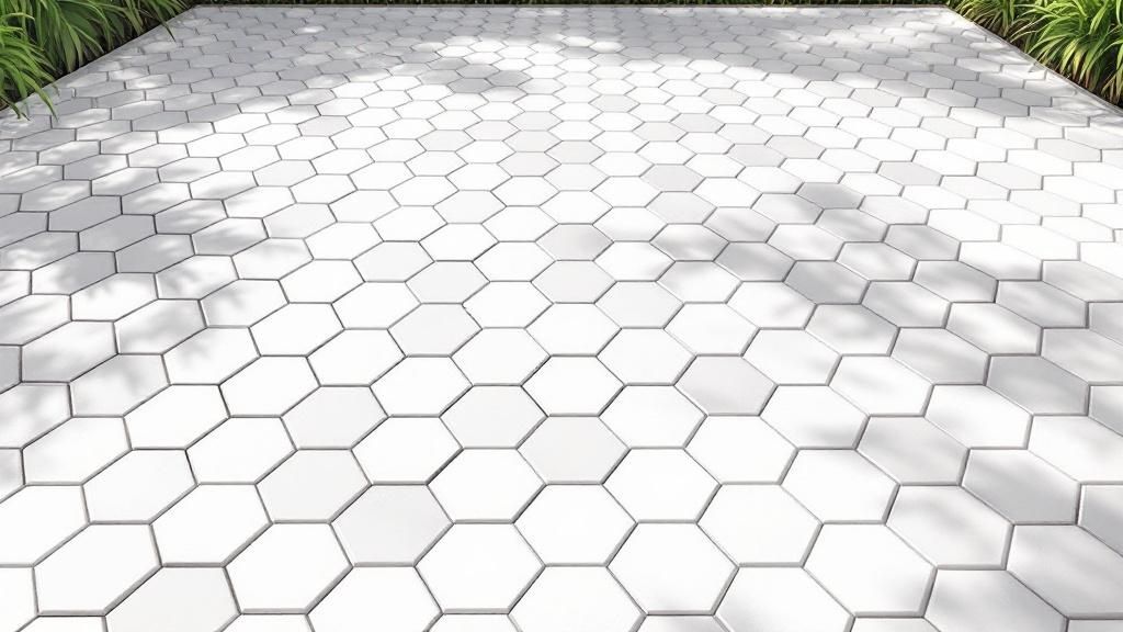 Hexagonal Pattern Tiles