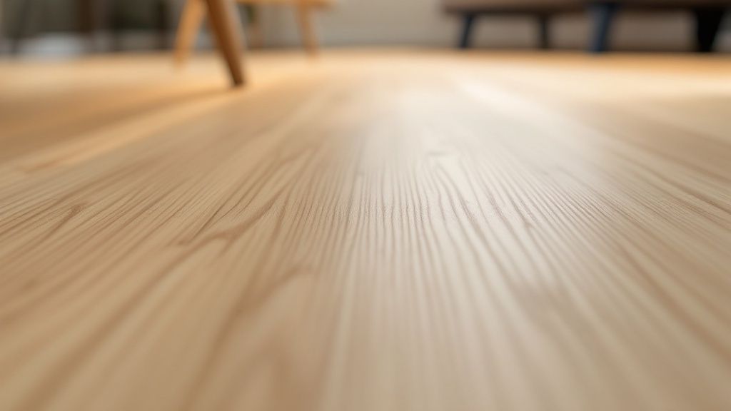 En professionel håndværker installerer gulvvarmerør på et isoleret underlag, klar til næste trin.