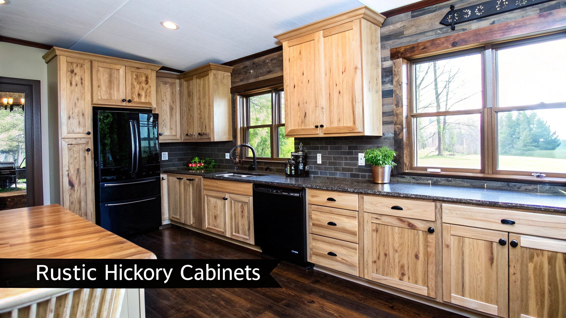 Hickory Cabinets - Rustic Durability Champion