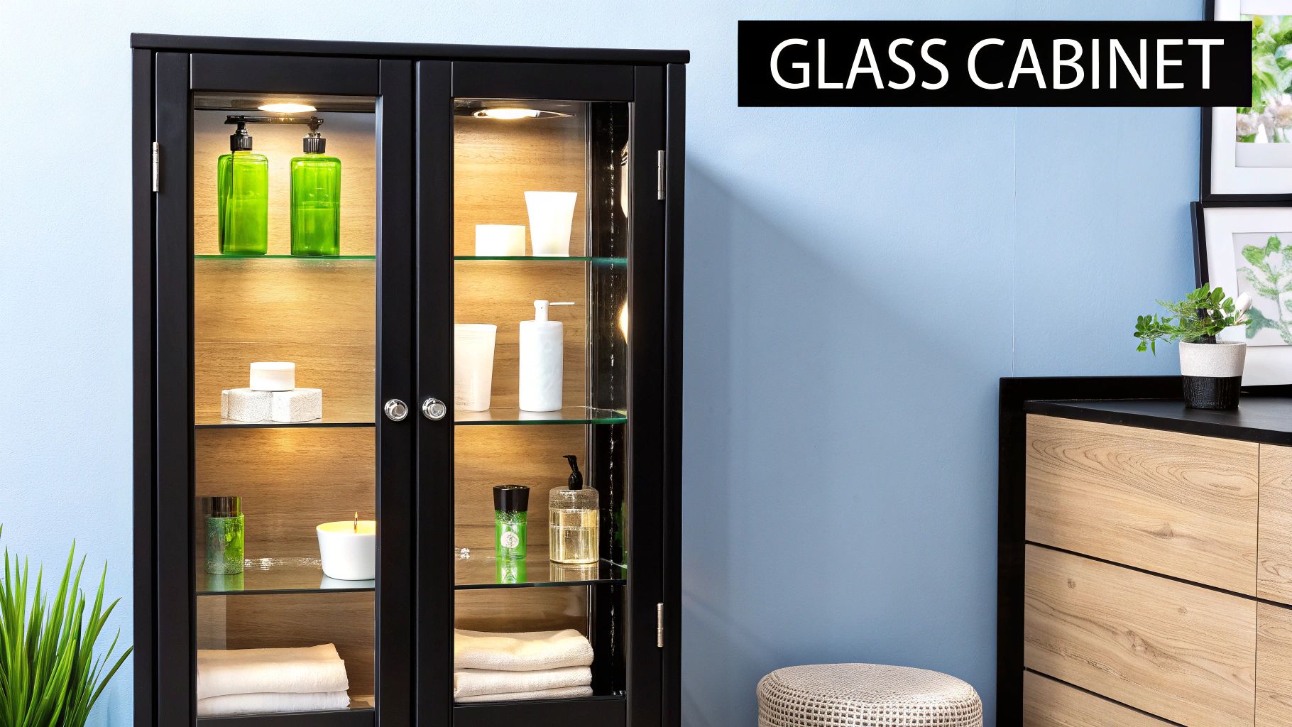 Glass-Front Cabinet Doors