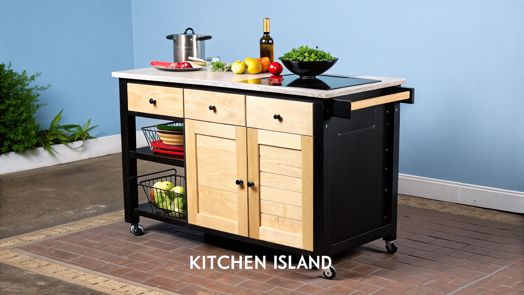 Multi-Functional Kitchen Island