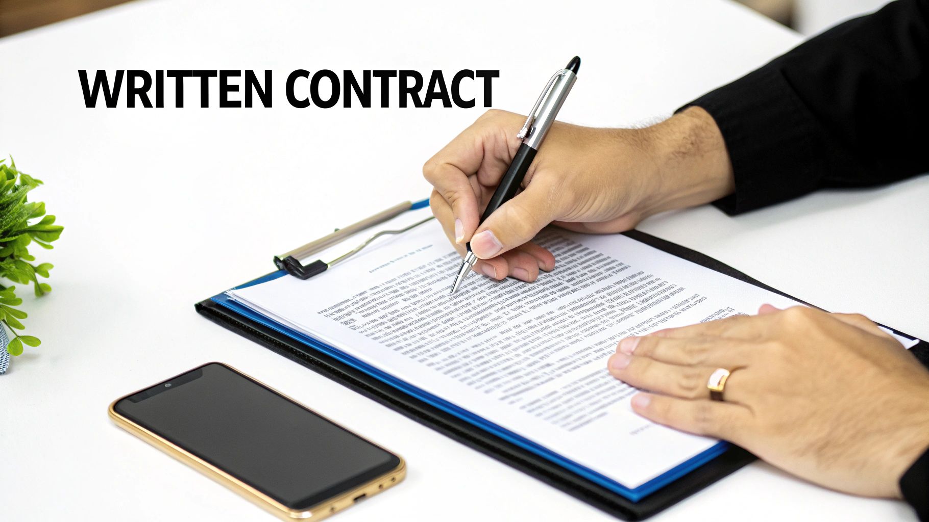 Do You Have a Written Contract and What Does It Include?