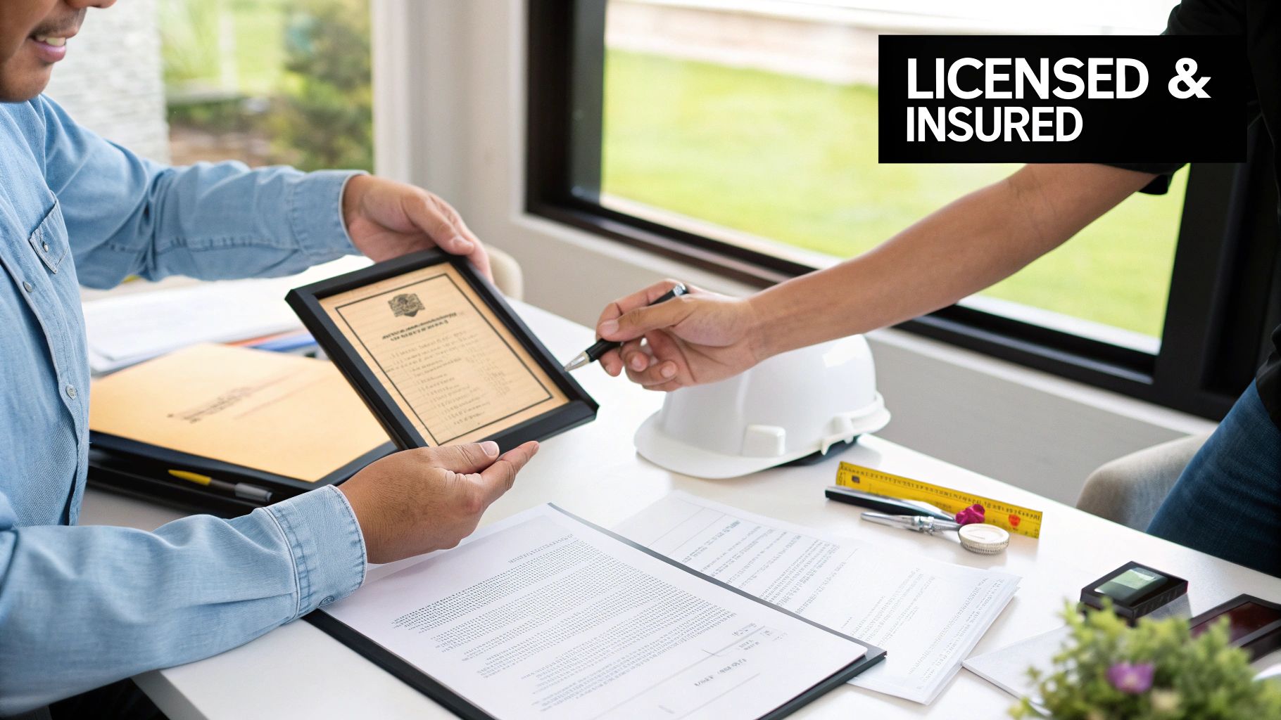 Are you licensed, bonded, and insured?