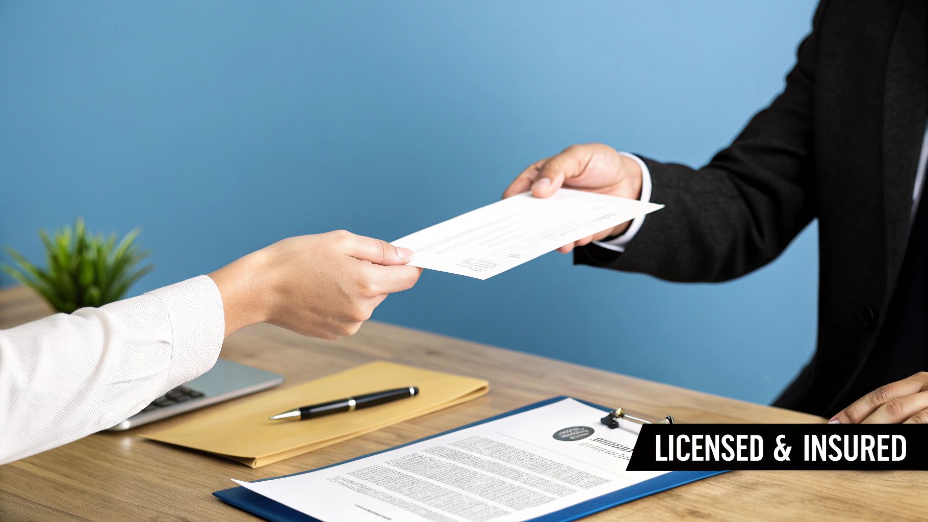 Are you licensed, bonded, and insured?