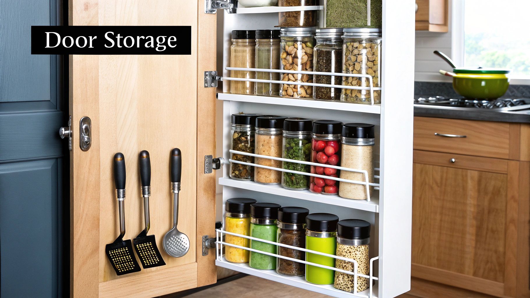 Door-Mounted Storage Racks