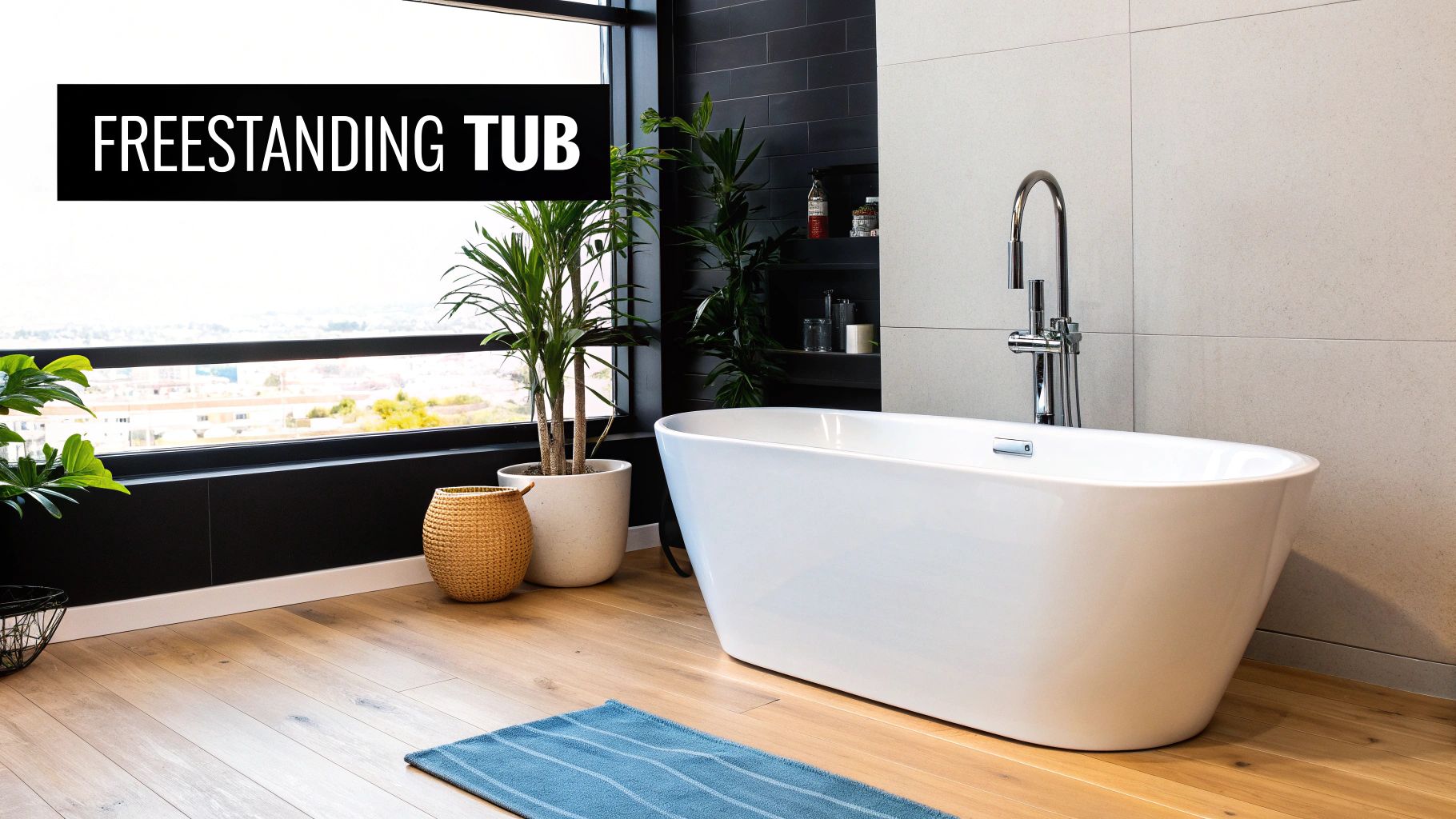 2. Freestanding Bathtub Installation