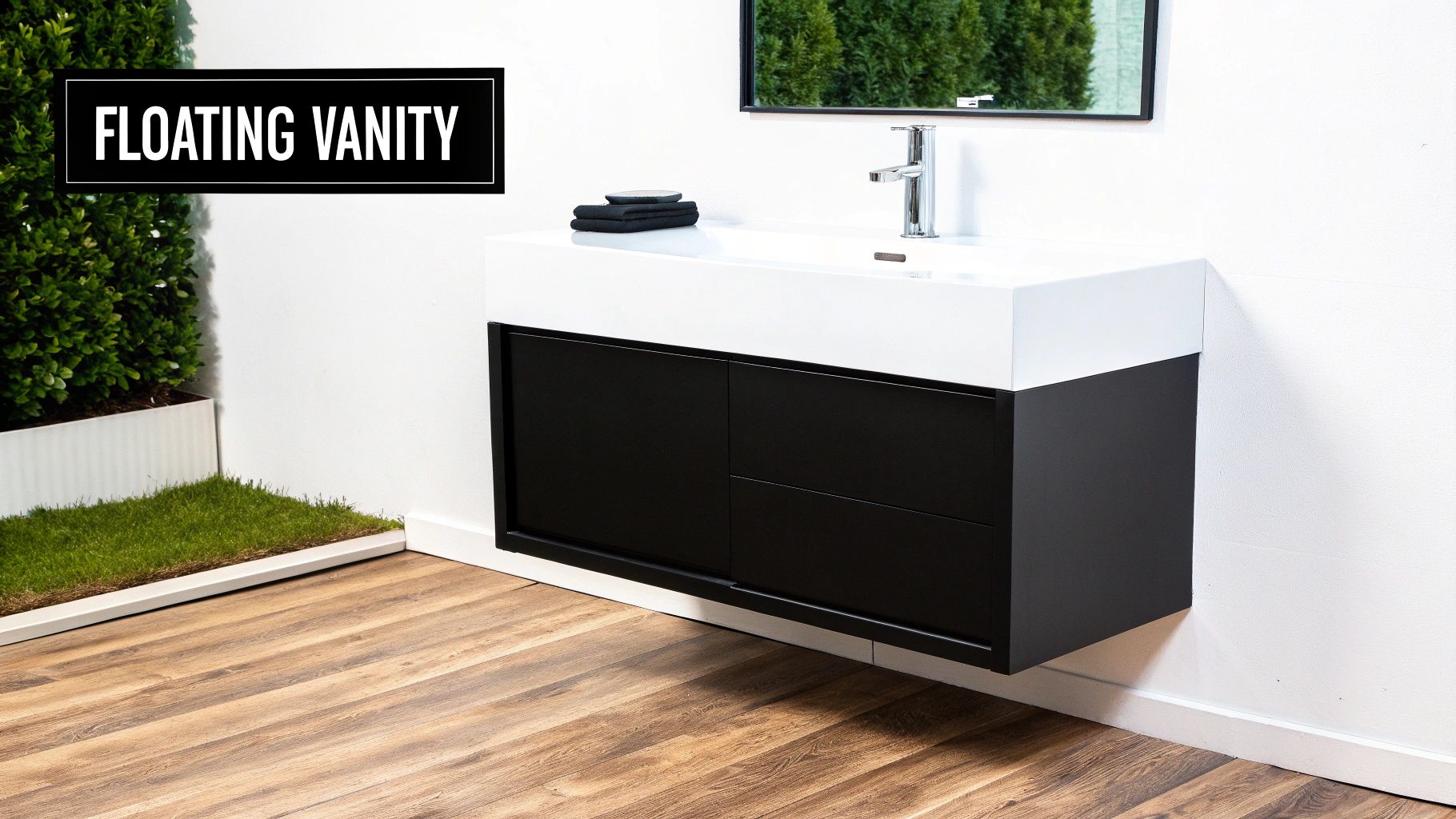 Vanity Cabinet Color Transformation